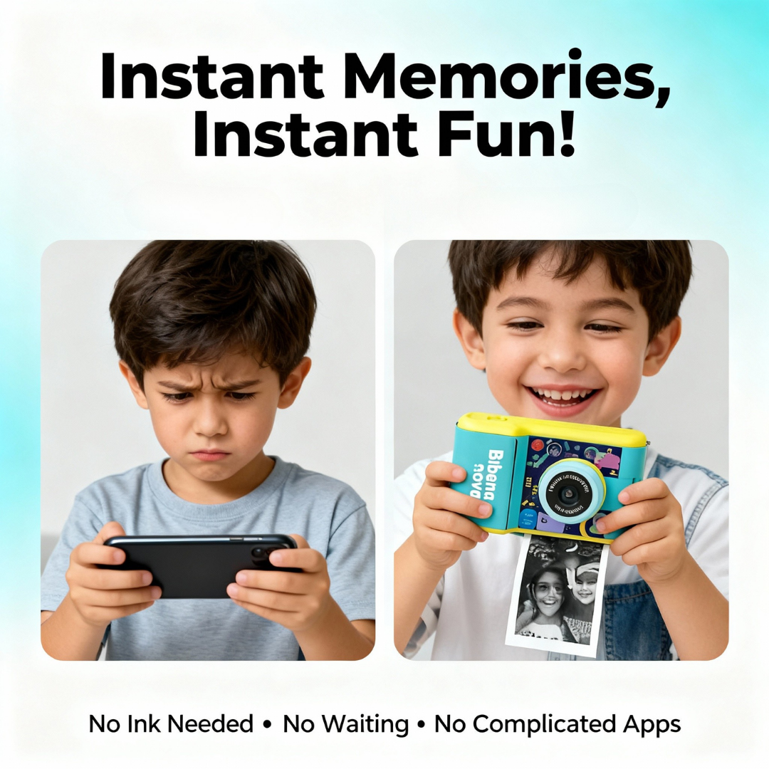 BibenaNova Instant Print Camera - Bibenanova usa