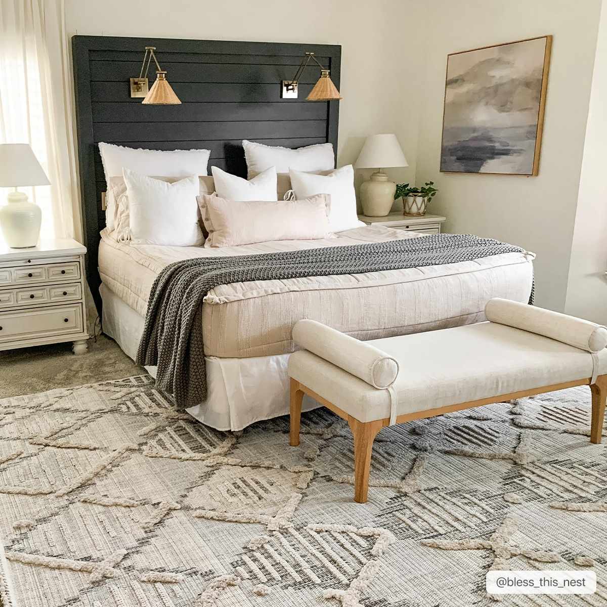 Bogtong High - Low Rustic Rug - Bibenanova