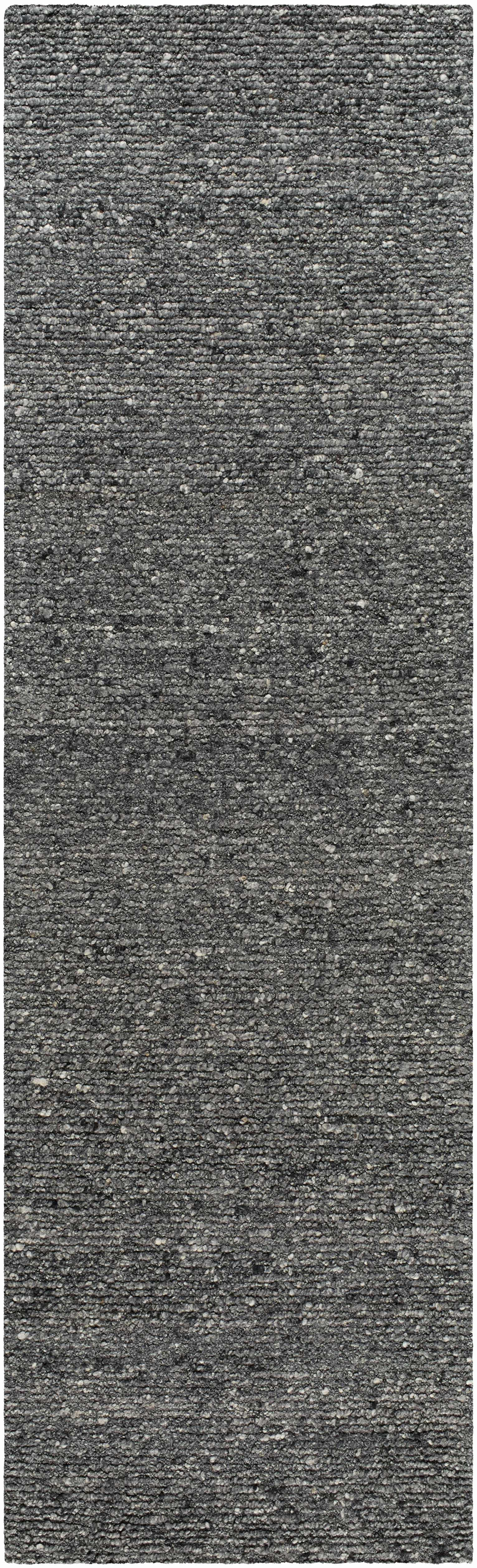 Winta Black Wool Area Rug - Bibenanova
