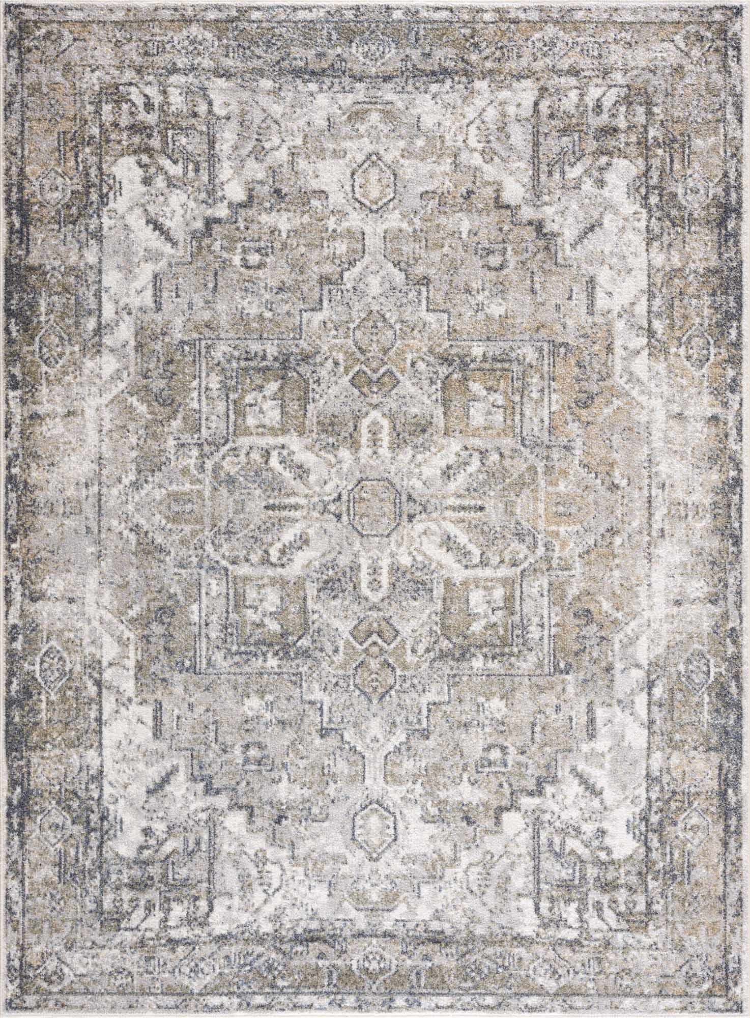 Hera Olive Boutique Washable Rug