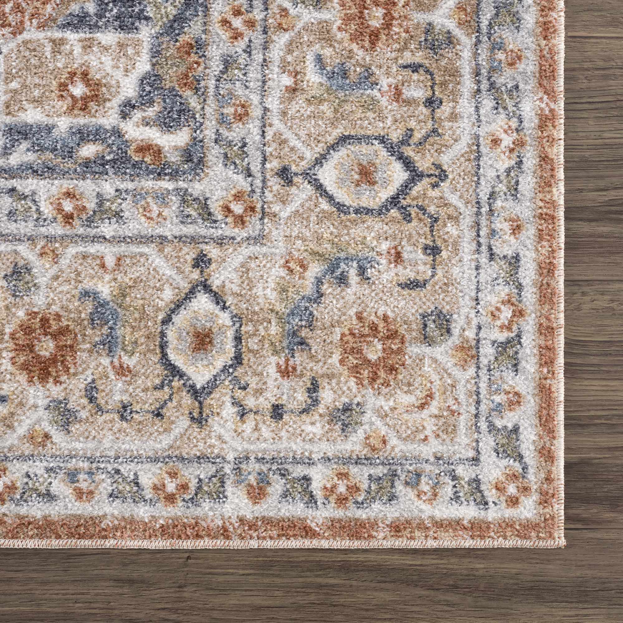 Gael Rust Boutique Washable Rug - Bibenanova usa