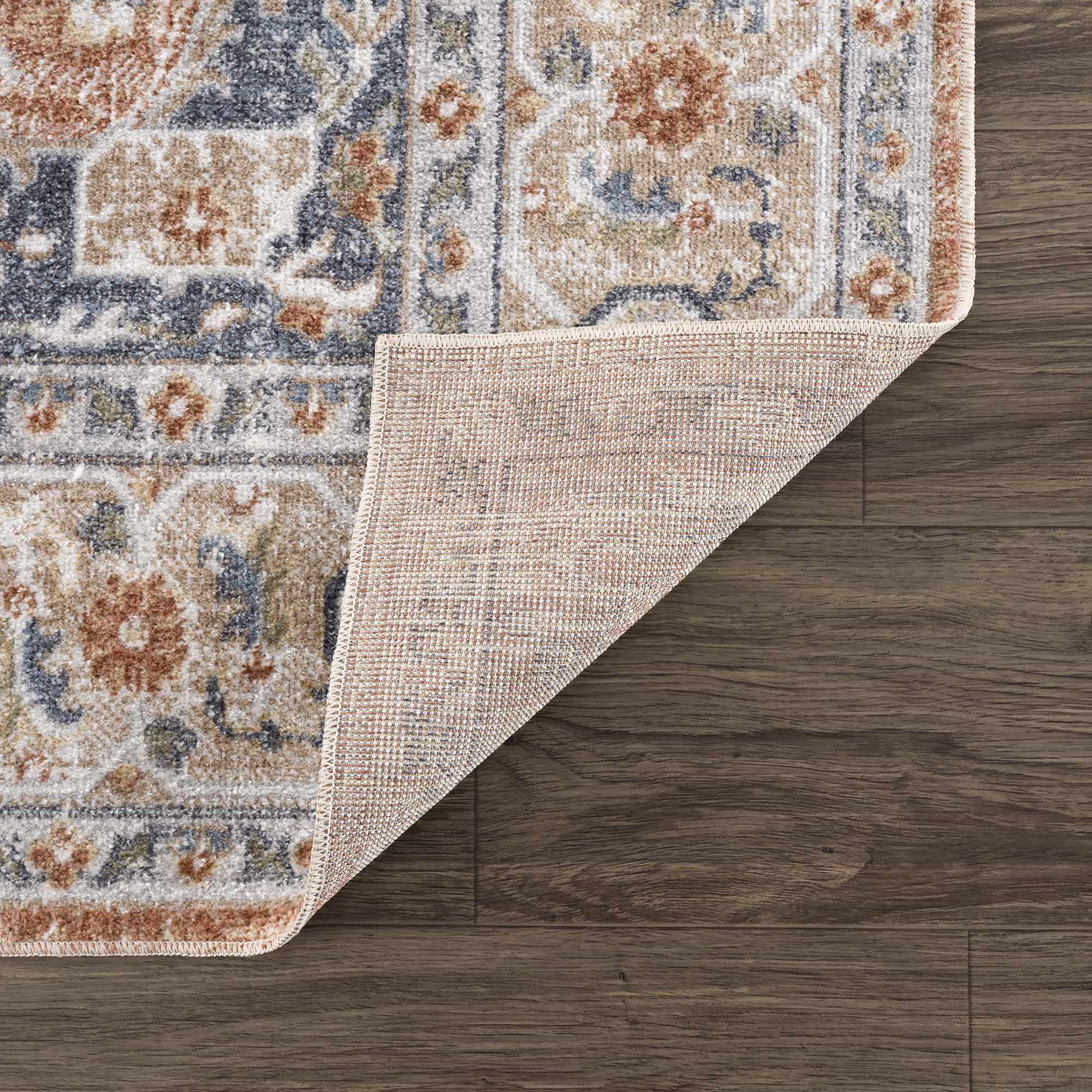 Gael Rust Boutique Washable Rug - Bibenanova usa