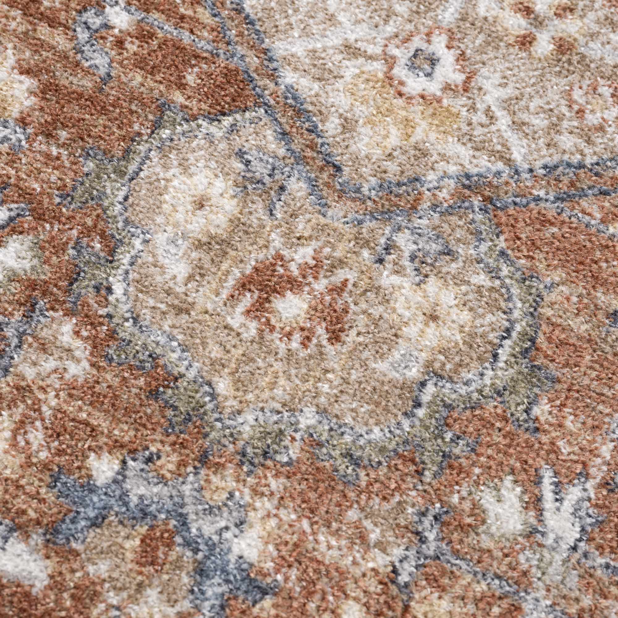 Gael Rust Boutique Washable Rug - Bibenanova usa