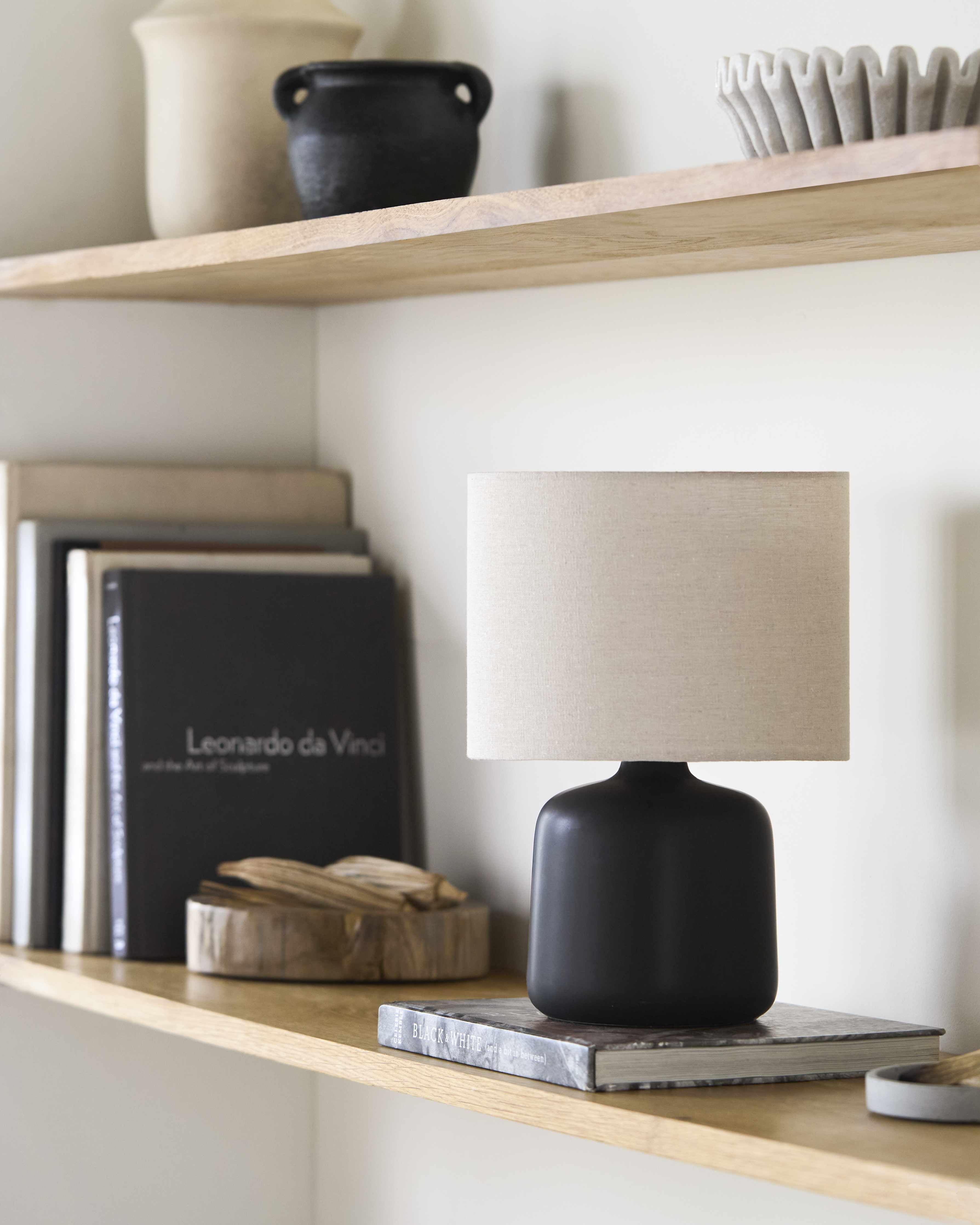 Lumellogno Black Table Lamp - Bibenanova usa