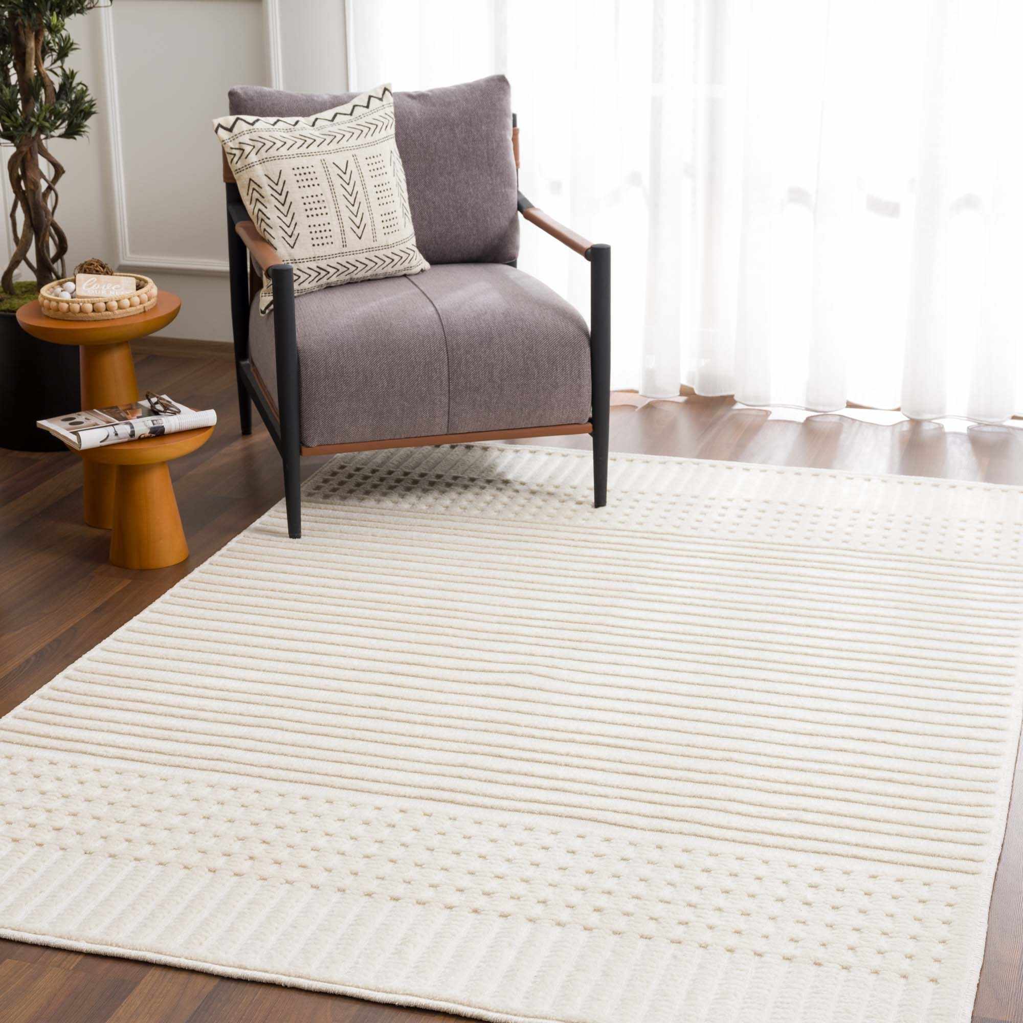 Rhun Washable Area Rug - Bibenanova usa