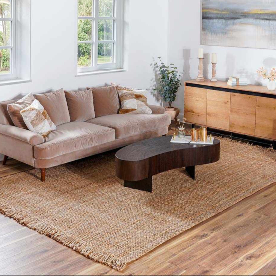 Senneterre Natural Jute Rug - Bibenanova usa