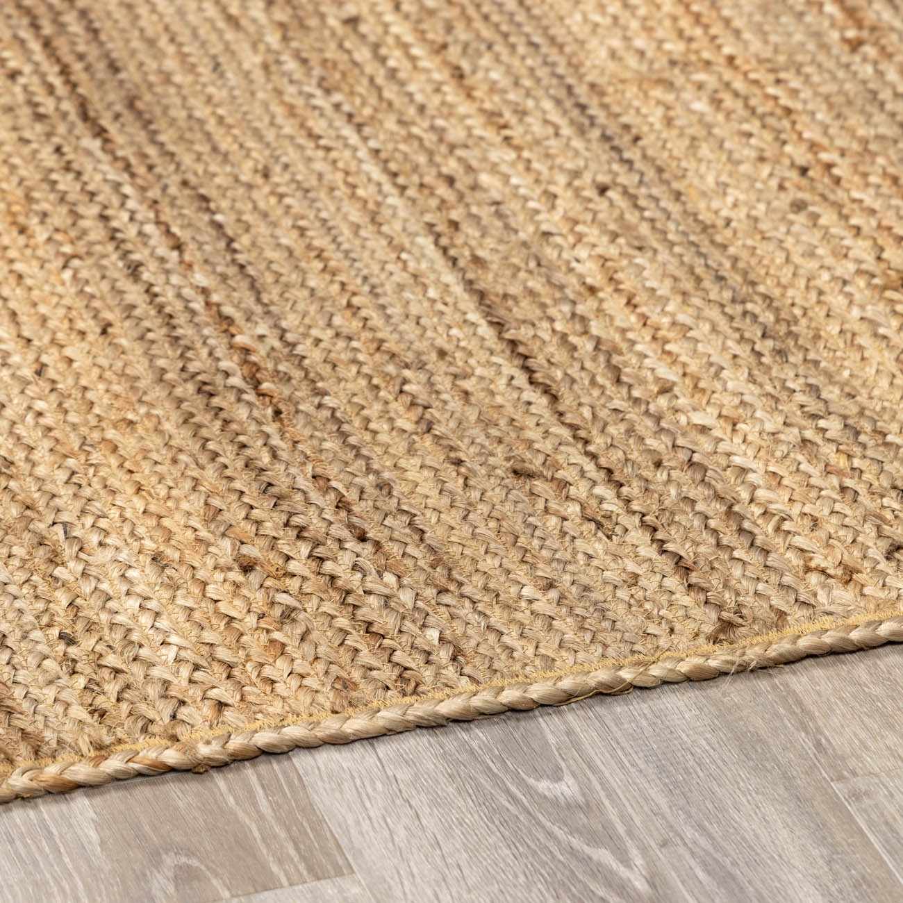Shippagan Tan Jute Braided Rug - Bibenanova usa