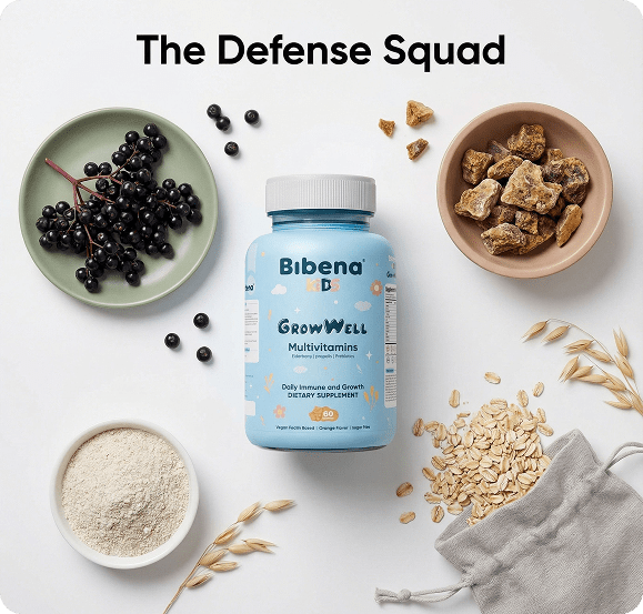 Bibena™ Growwell – Kids Daily Immune + Growth Gummy - Bibenanova