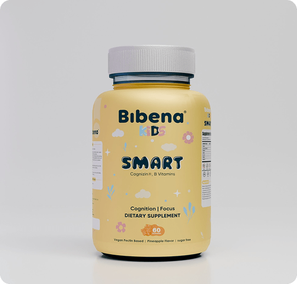 Bibena™ Kids Smart – Brain + Iron Gummy for Focus & Learning - Bibenanova