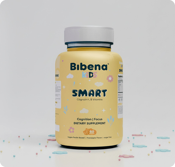 Bibena™ Kids Smart – Brain + Iron Gummy for Focus & Learning - Bibenanova