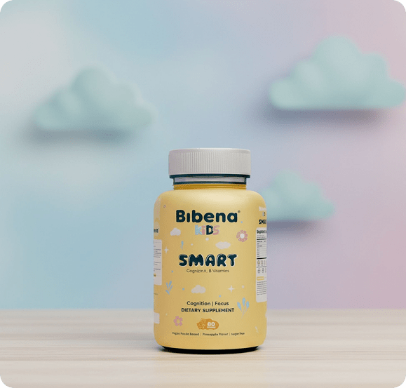 Bibena™ Kids Smart – Brain + Iron Gummy for Focus & Learning - Bibenanova