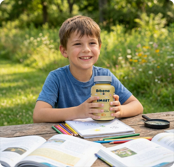 Bibena™ Kids Smart – Brain + Iron Gummy for Focus & Learning - Bibenanova