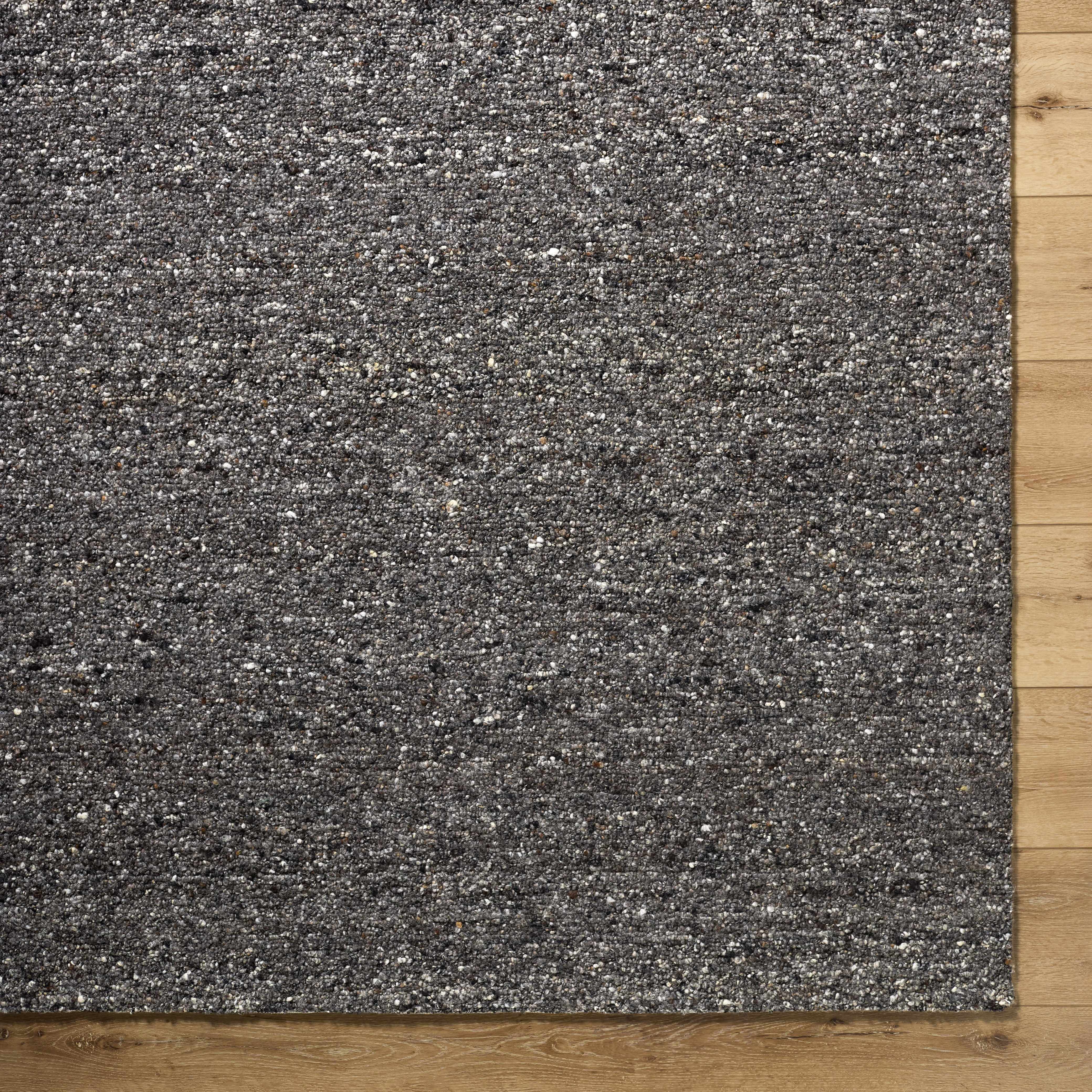 Sevan Black Wool Area Rug - Bibenanova