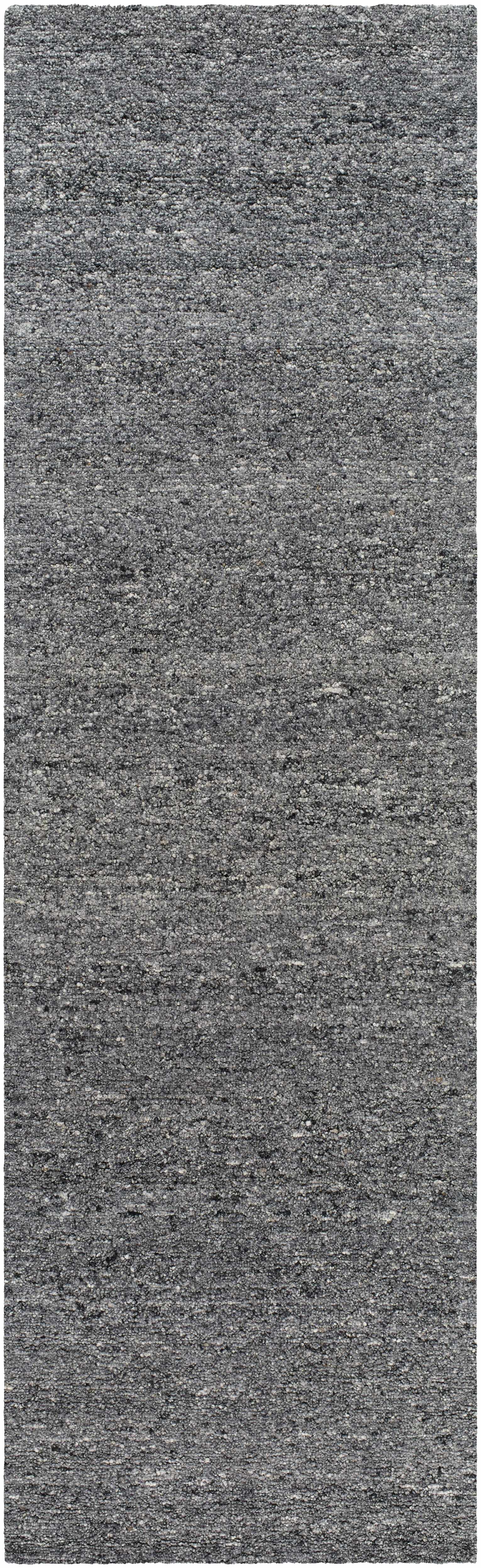 Sevan Charcoal Wool Area Rug - Bibenanova
