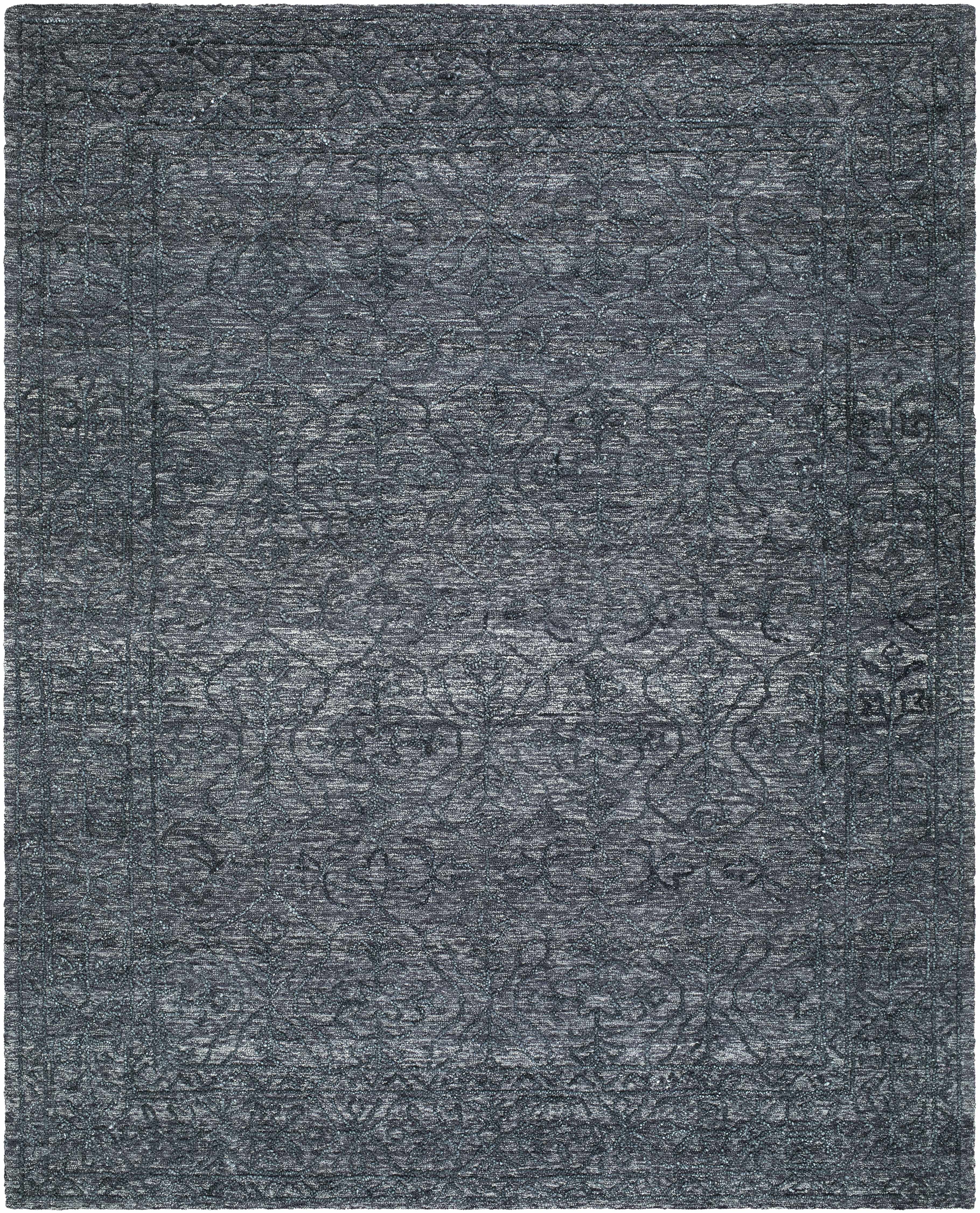 Yadid Black Wool Area Rug - Bibenanova
