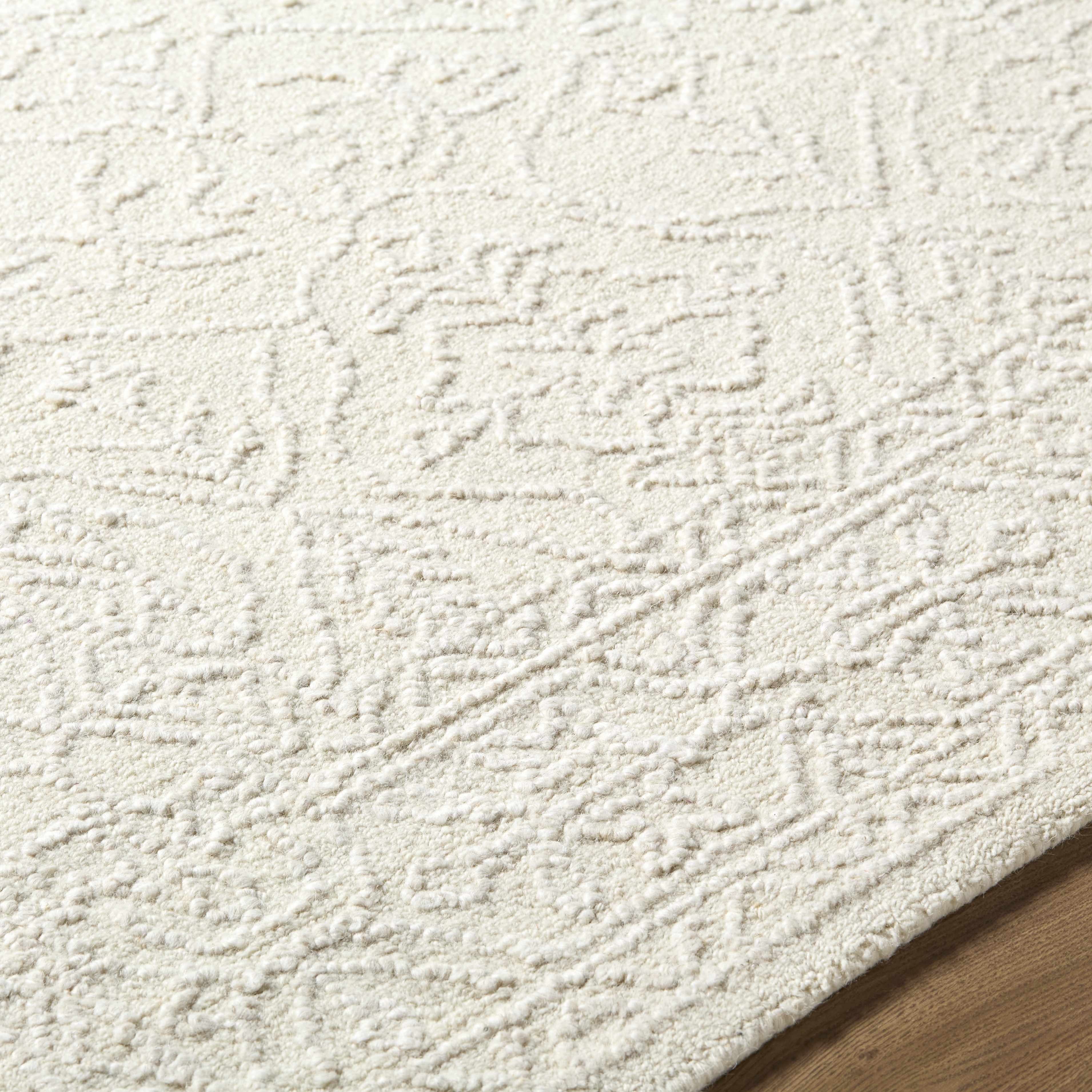 Yadid Cream Wool Area Rug - Bibenanova usa