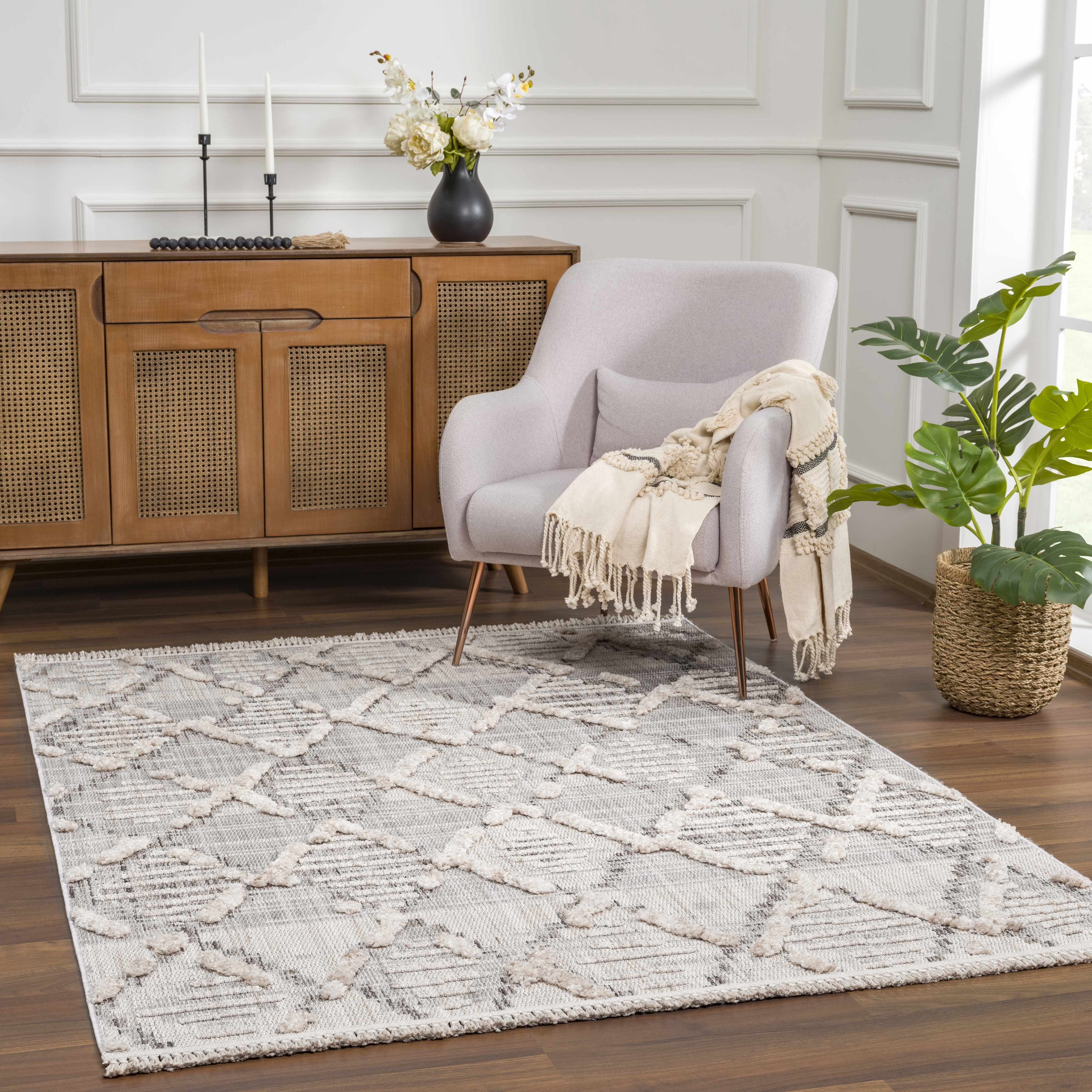 Bogtong High - Low Rustic Rug - Bibenanova