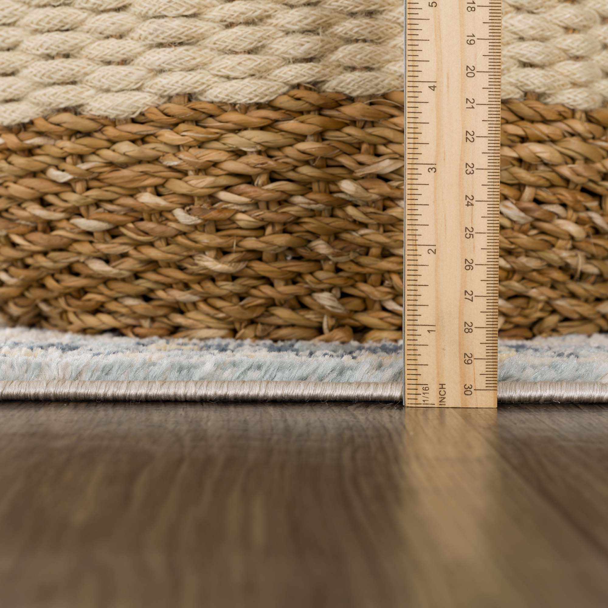 Brend Blue Medallion Area Rug - Clearance - Bibenanova