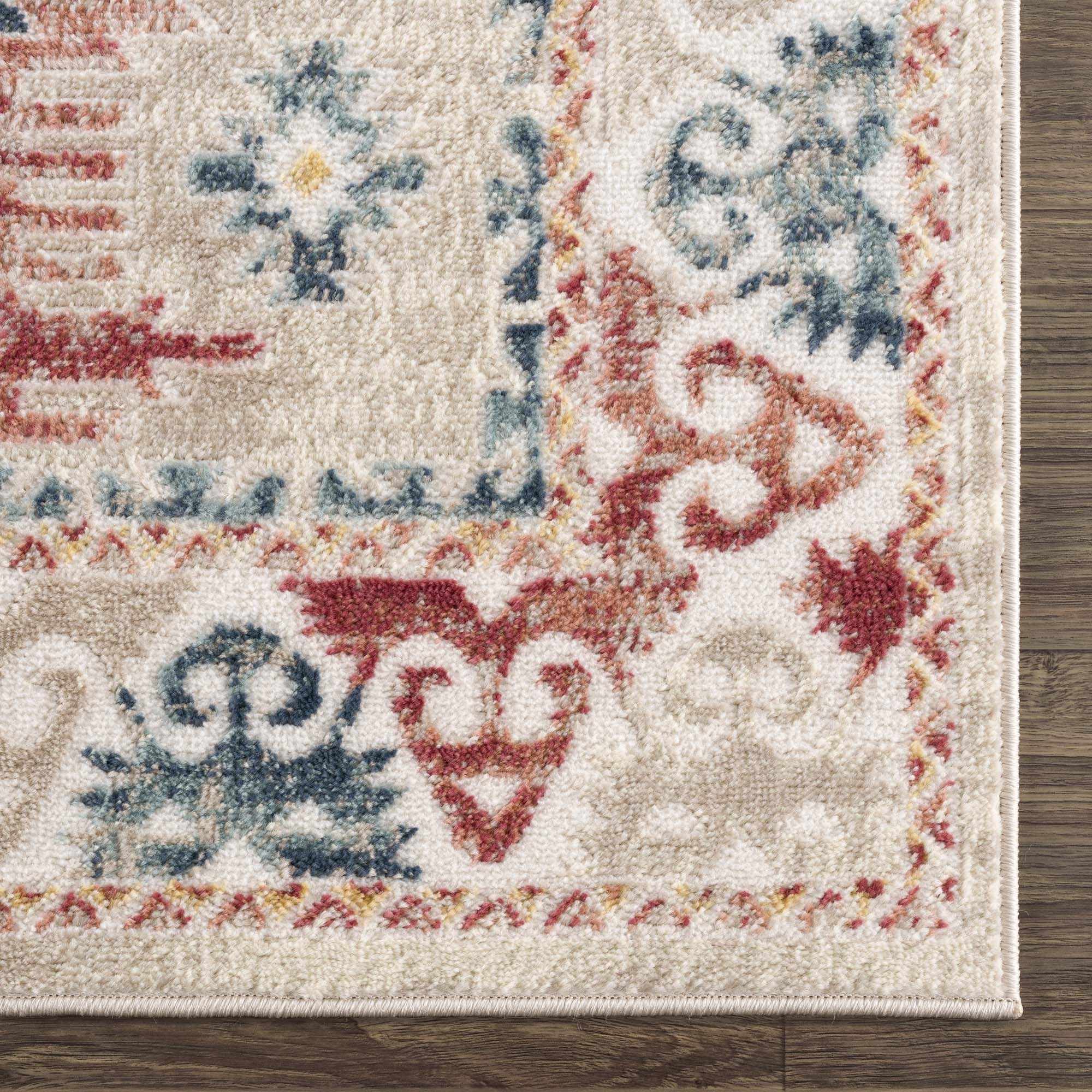Bindi Blue & Rose Area Rug - Clearance - Bibenanova