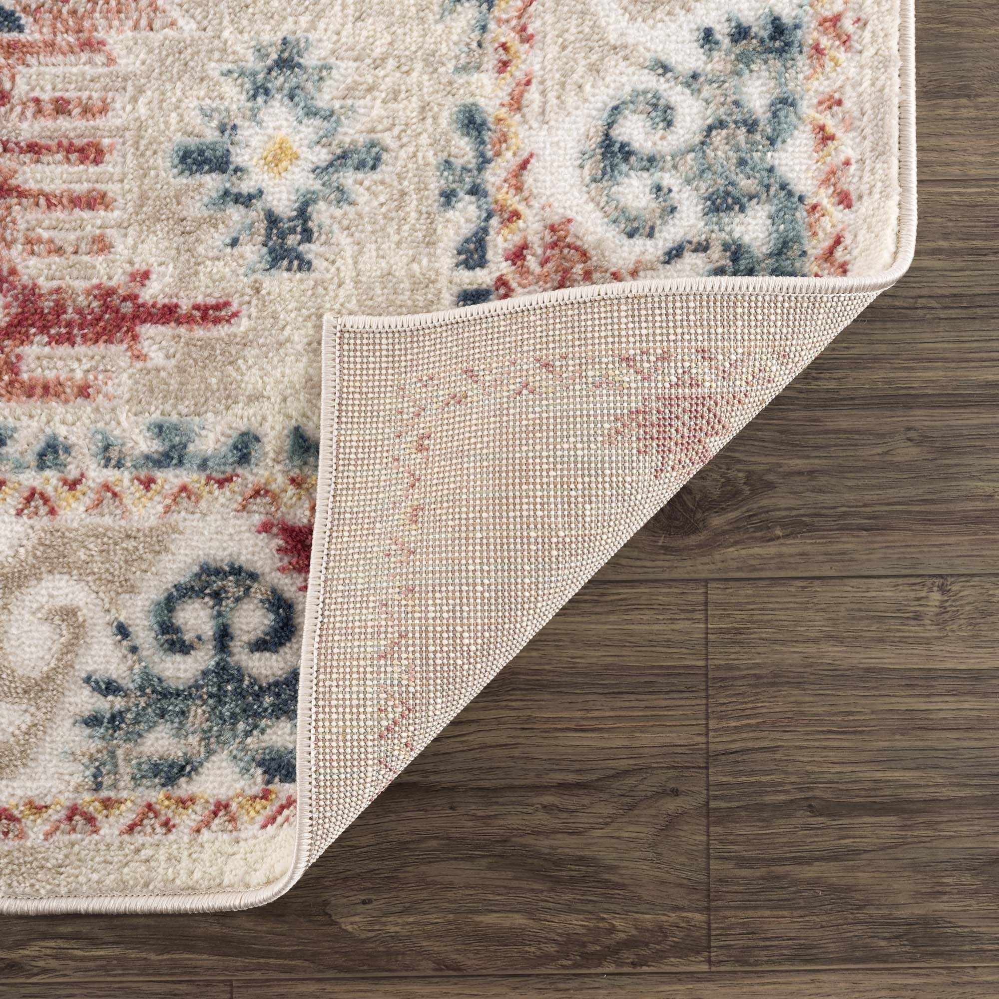 Bindi Blue & Rose Area Rug - Clearance - Bibenanova
