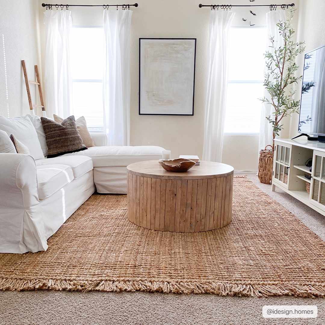 Senneterre Natural Jute Rug - Bibenanova usa
