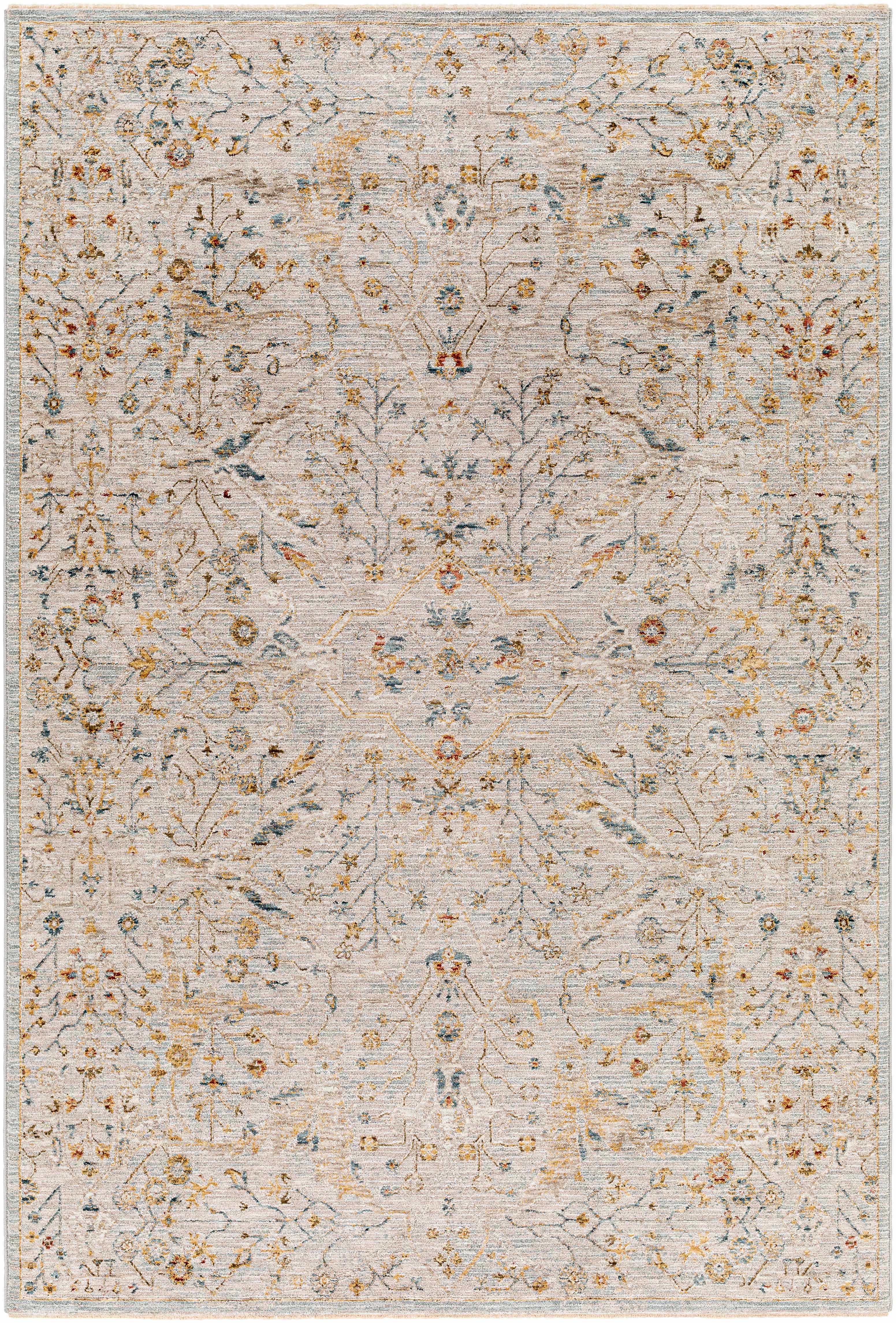 Kabungahan Oushak Style Floral Rug - Bibenanova usa