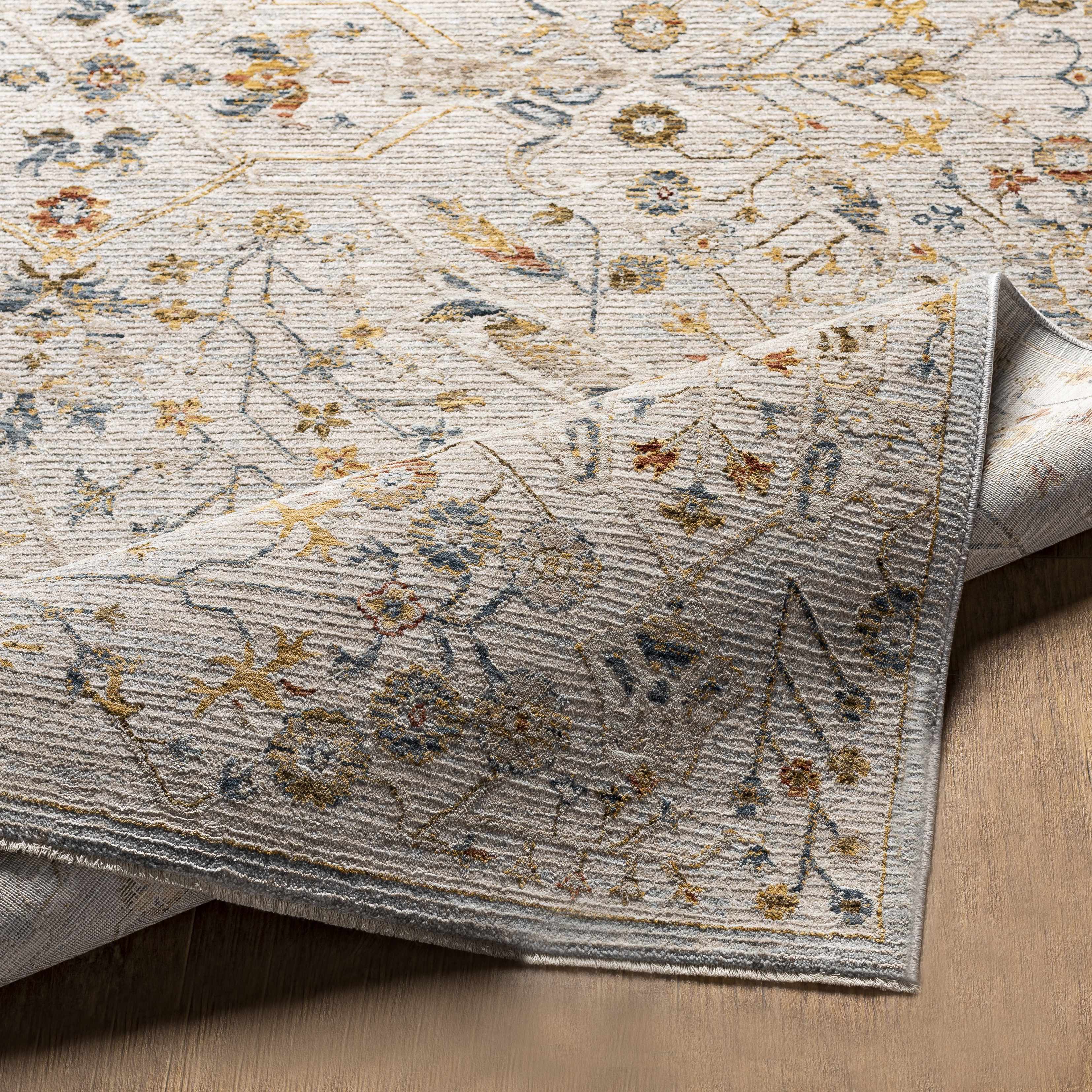 Kabungahan Oushak Style Floral Rug - Bibenanova usa