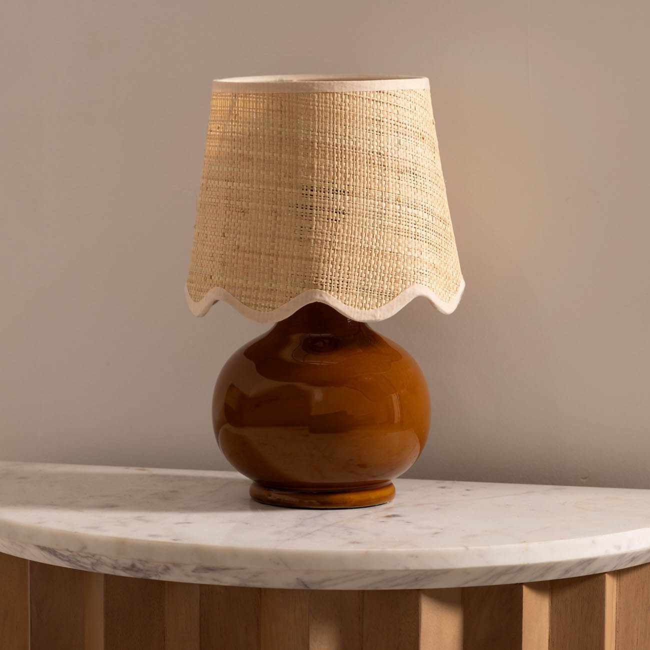 Theisseil Brown Table Lamp - Bibenanova usa