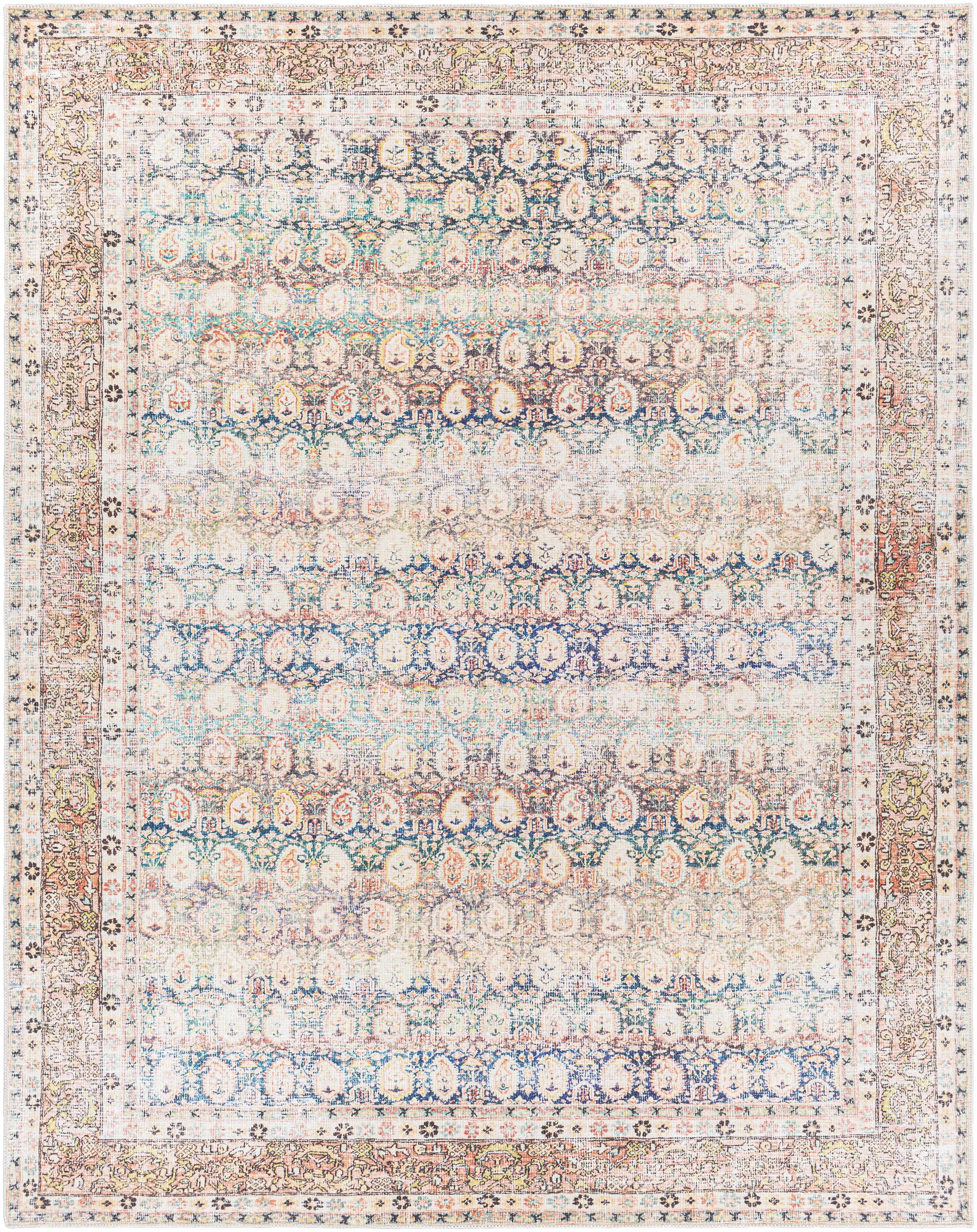 Maligaya Distressed Washable Rug - Clearance - Bibenanova usa