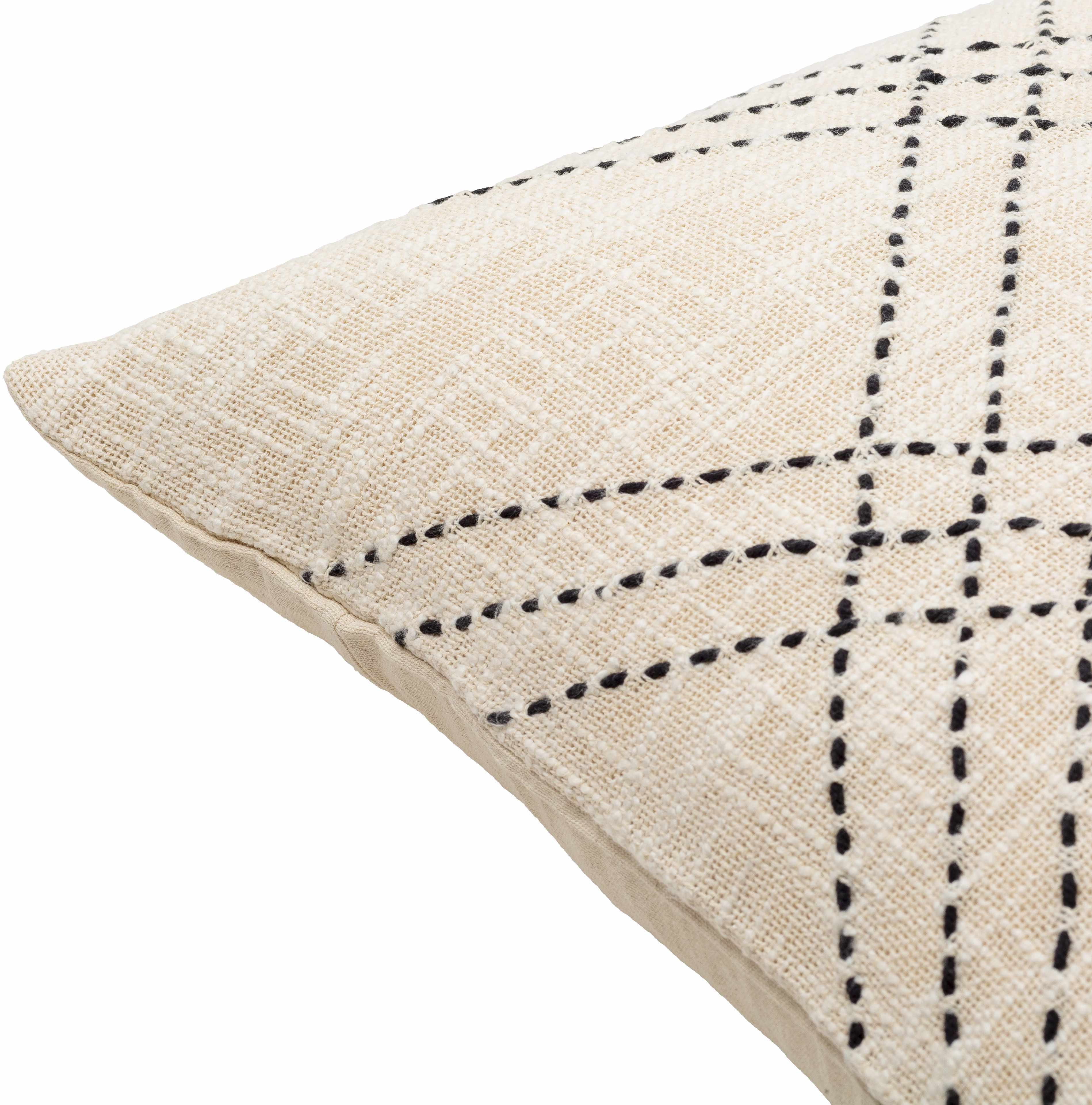 Rafi Cream Accent Pillow - Bibenanova