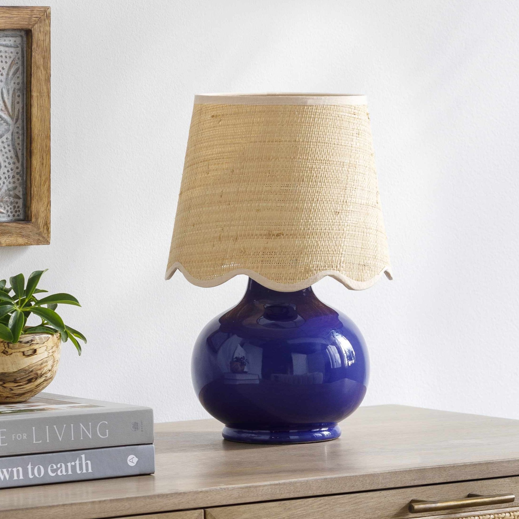 Theisseil Navy Blue Table Lamp - Bibenanova usa