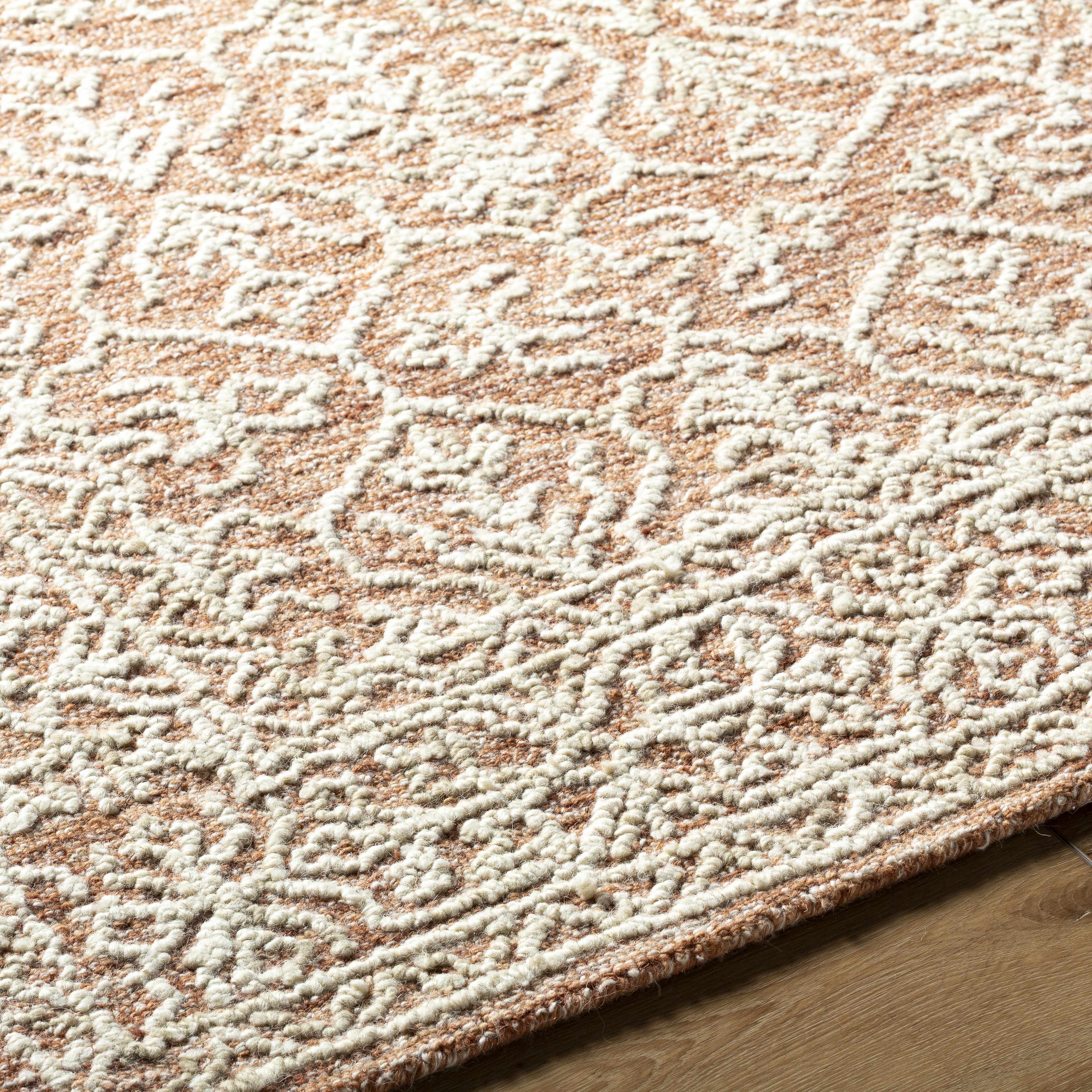 Yadid Brown Wool Area Rug - Bibenanova usa