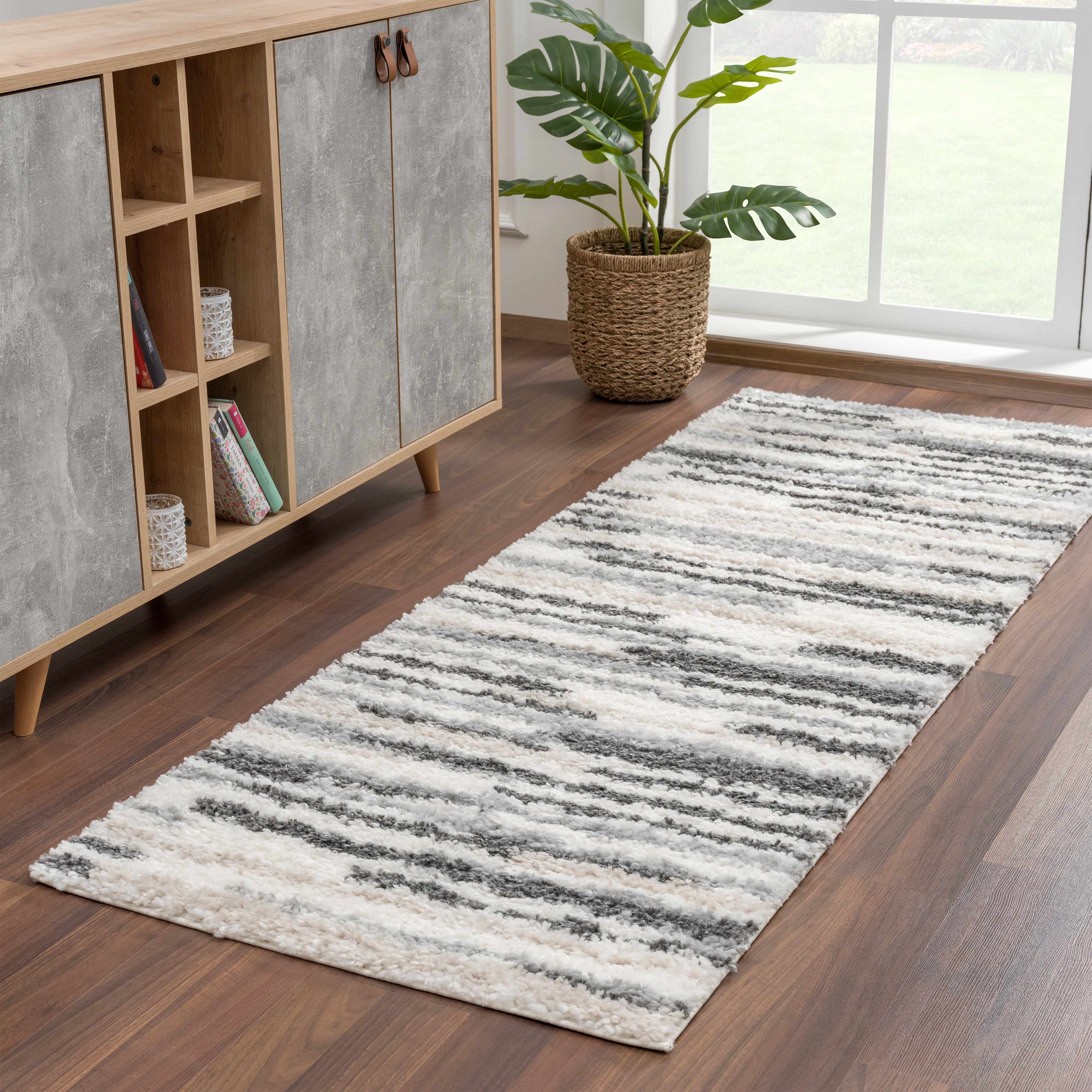 Zoya Irregular Striped Area Rug - Bibenanova usa