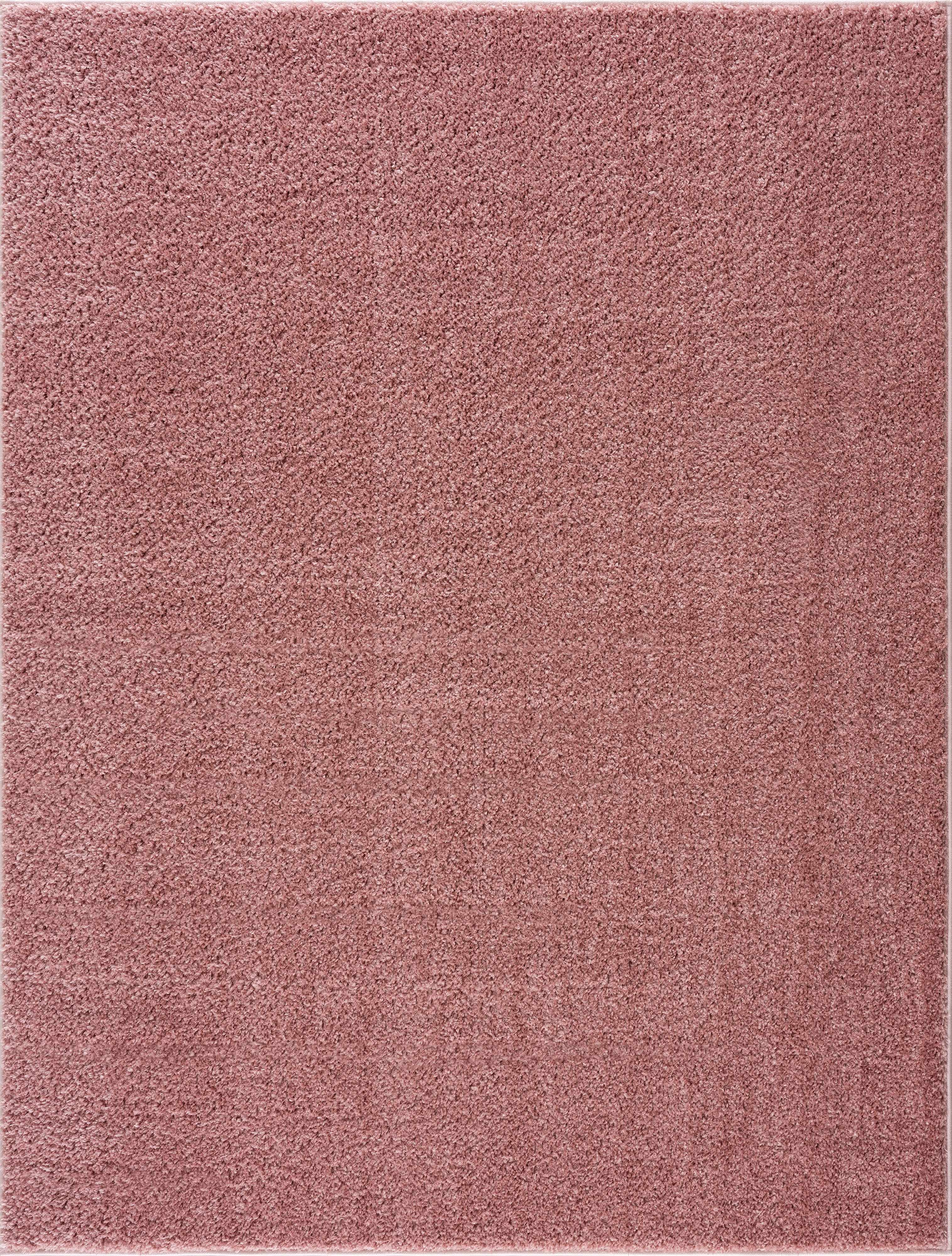 Judy Pink  Plush Washable Area Rug - Clearance