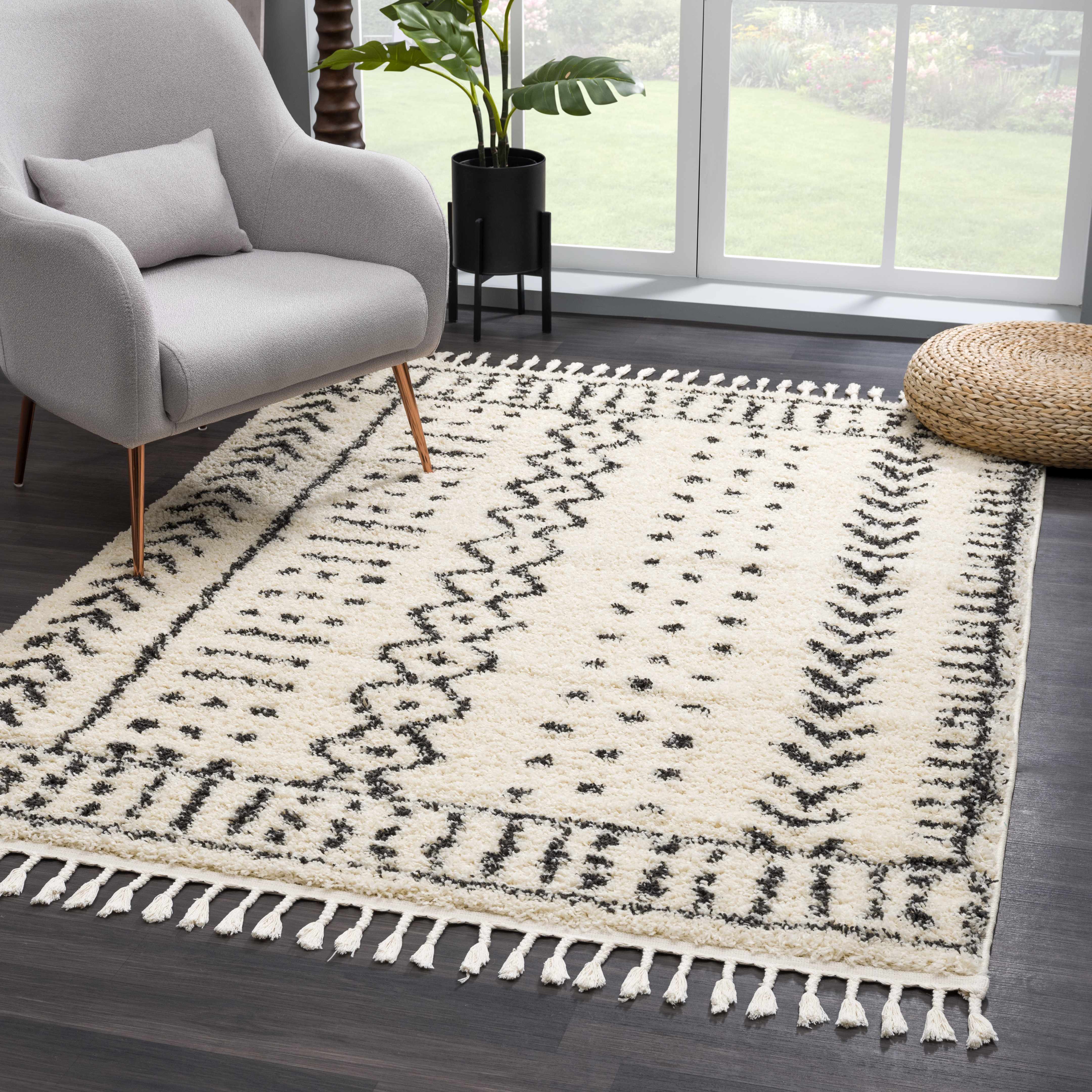 Hauppauge Berber Shag Carpet - Bibenanova