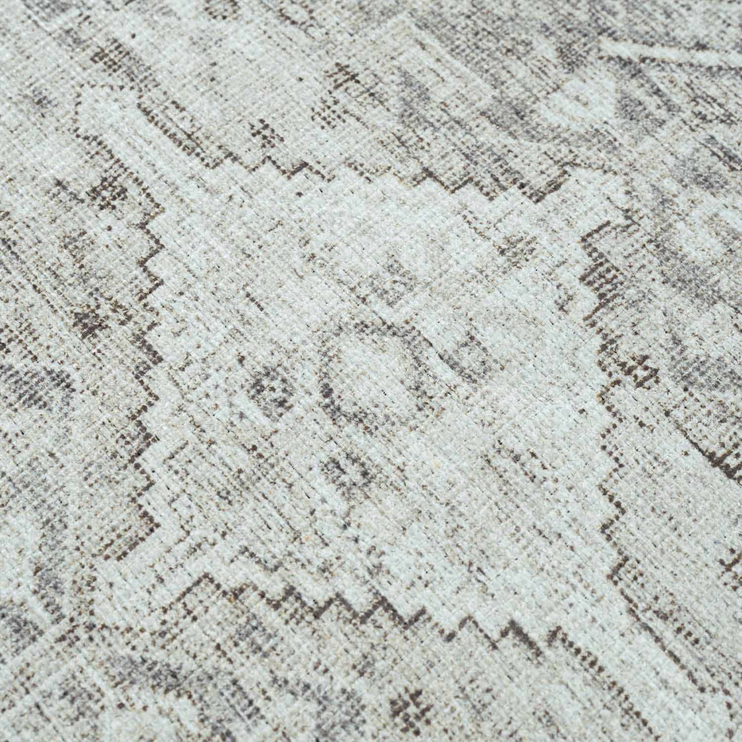 Barny Sage Flat Pile Washable Rug - Bibenanova