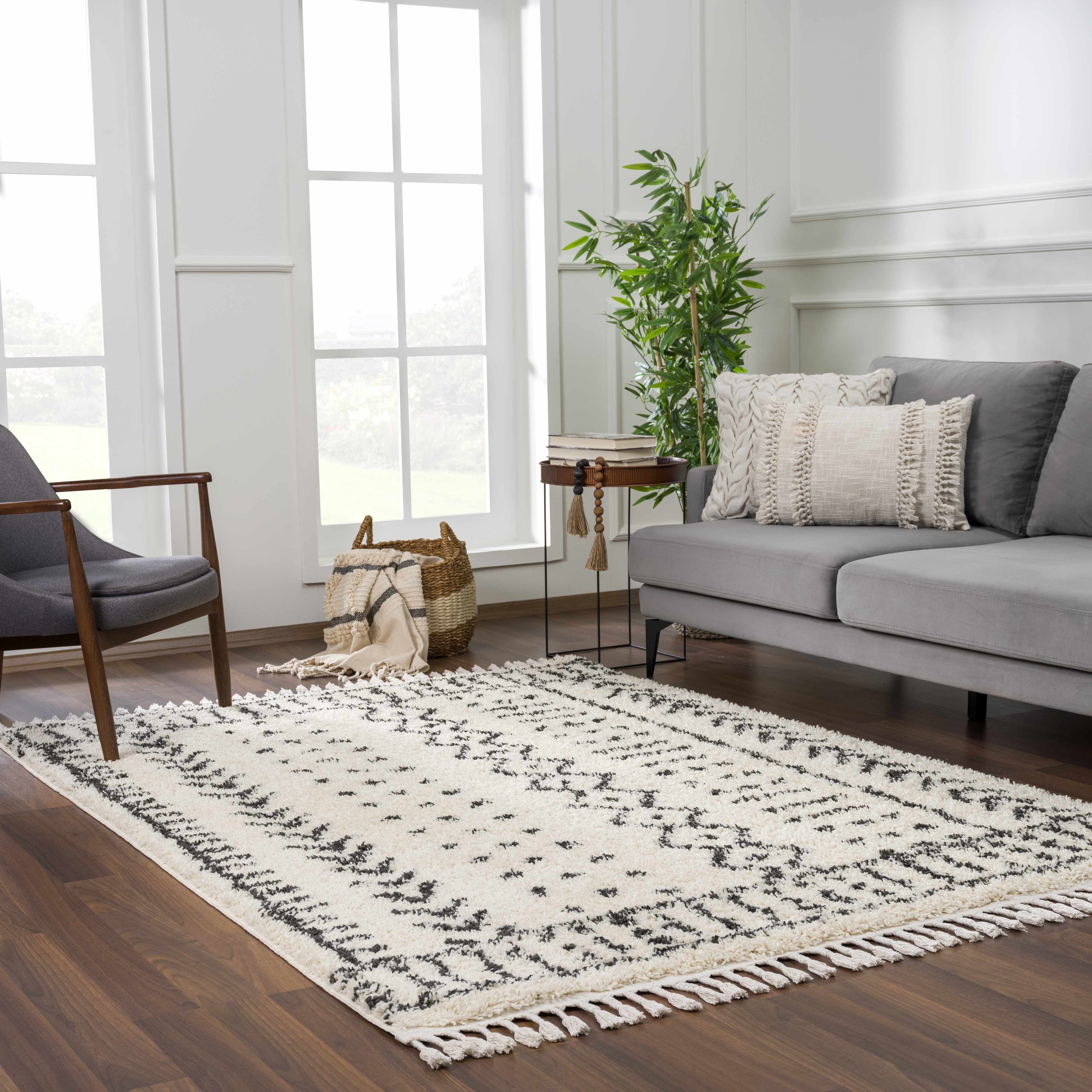 Hauppauge Berber Shag Carpet - Bibenanova