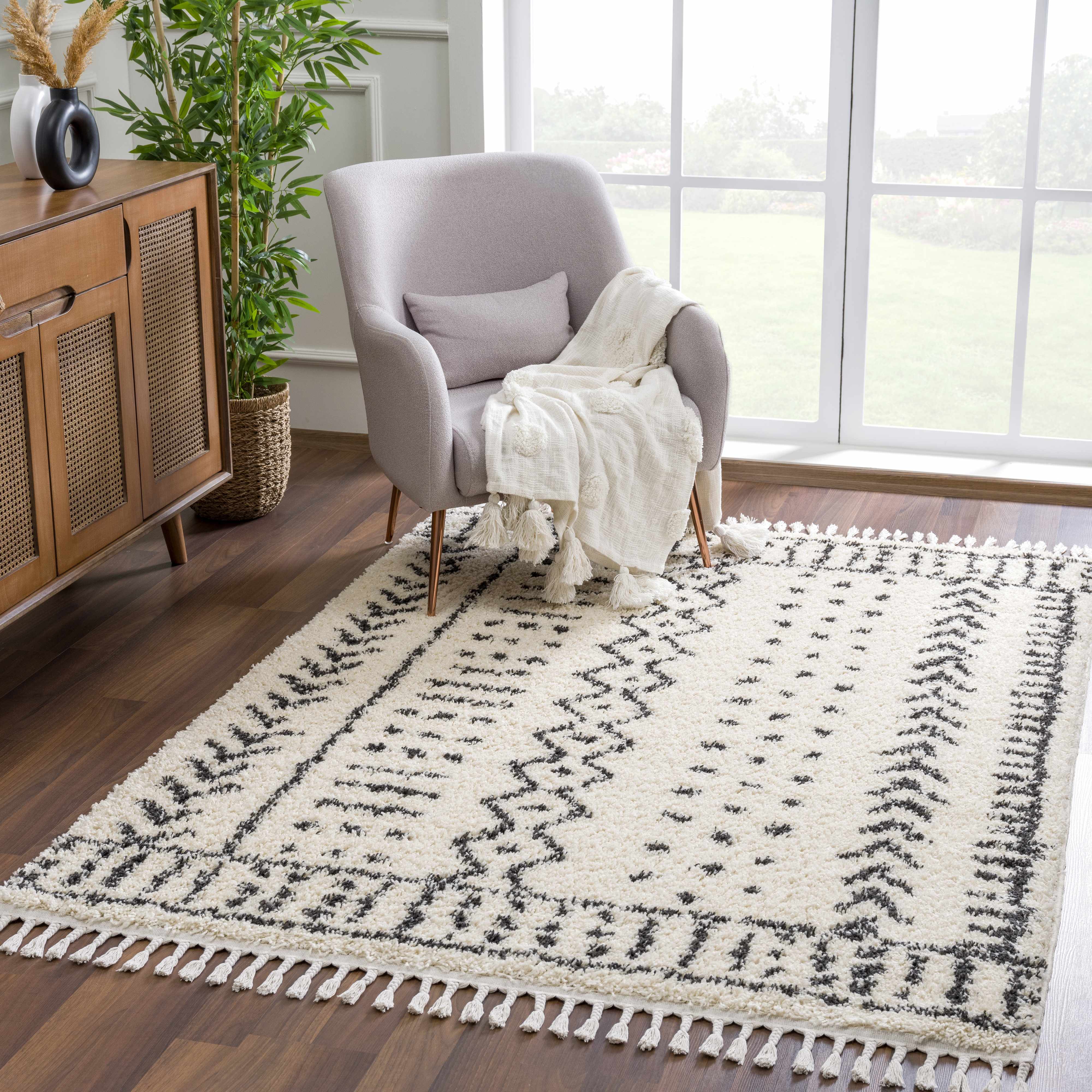 Hauppauge Berber Shag Carpet - Bibenanova