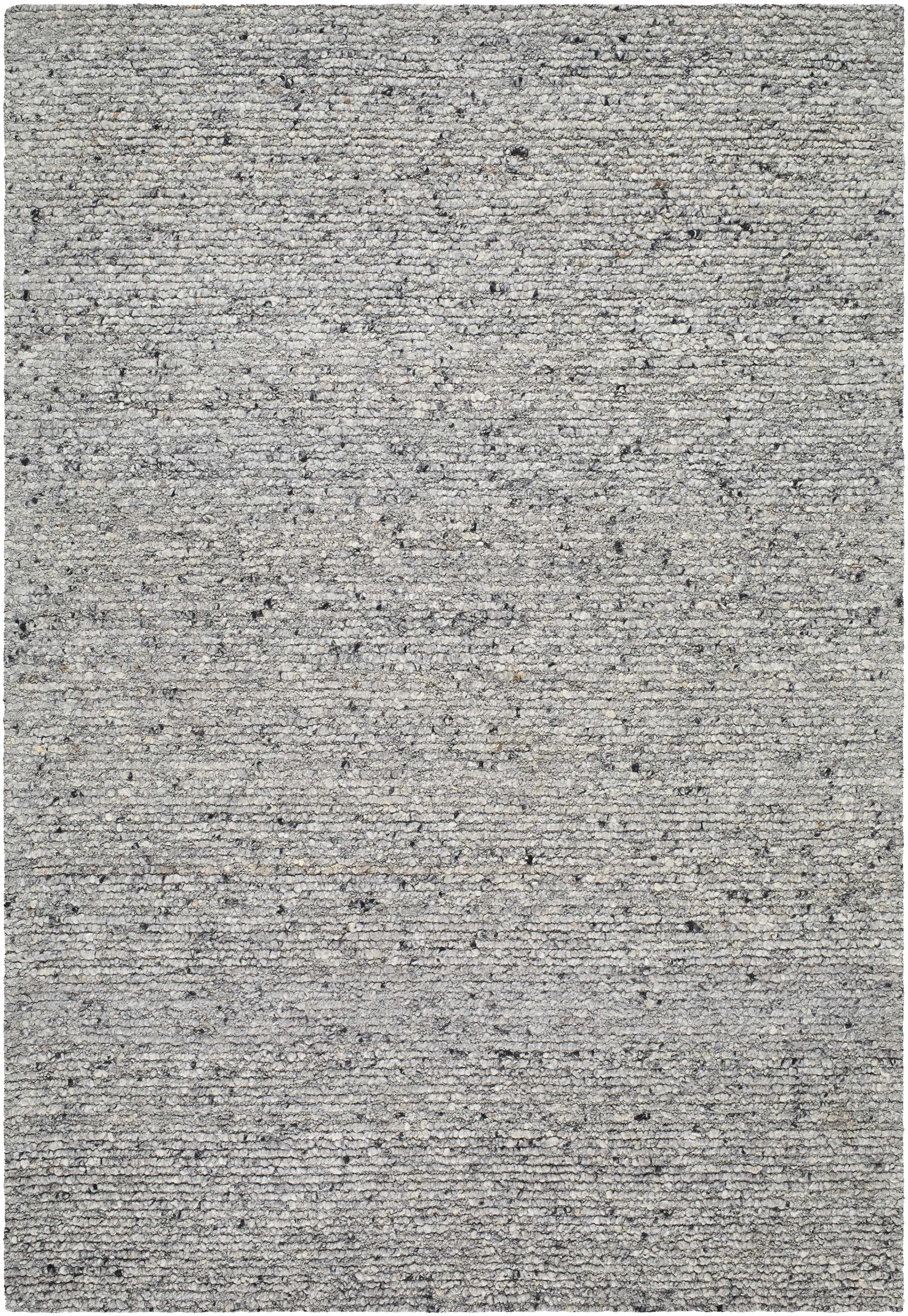 Winta Charcoal Wool Area Rug - Bibenanova