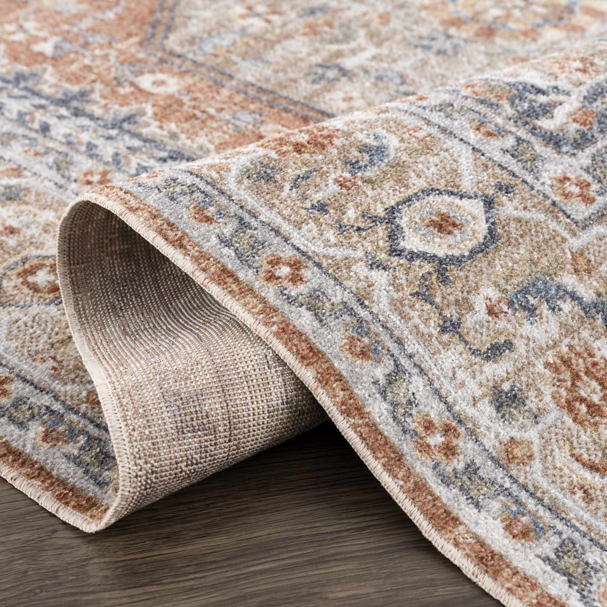 Gael Rust Boutique Washable Rug - Bibenanova usa