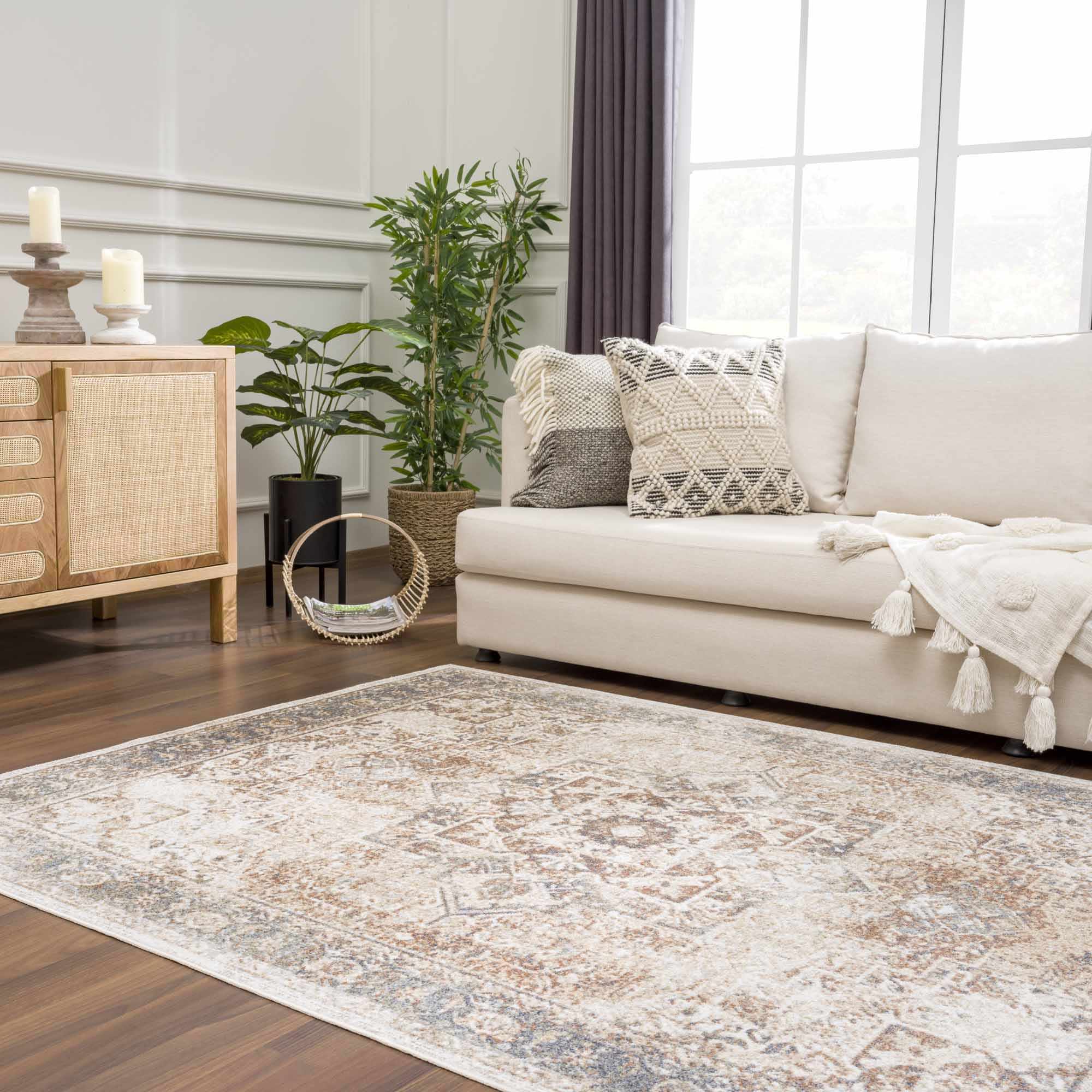 Heritage Style Flat Pile Washable Rug - Bibenanova usa