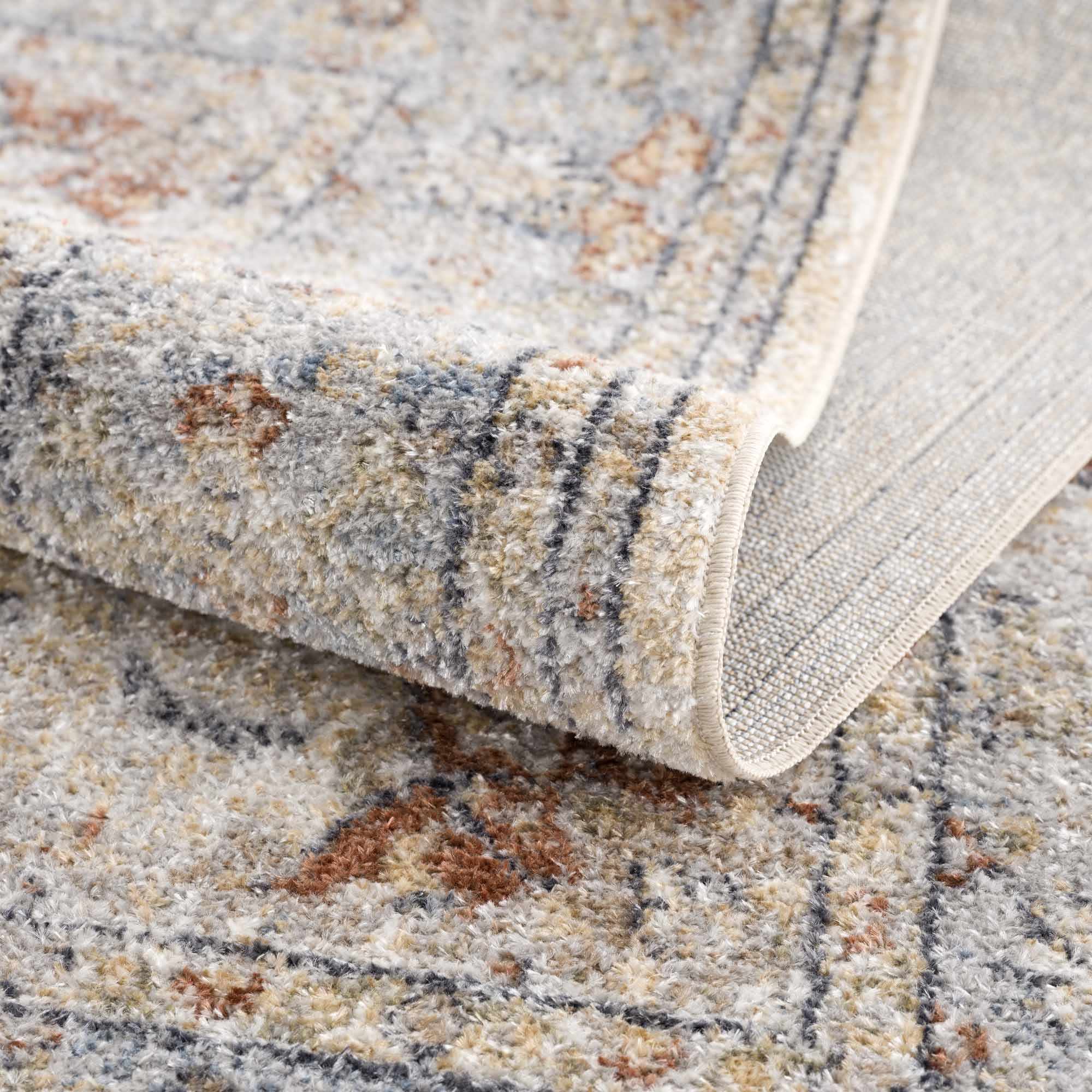 Emke Flat Pile Washable Rug - Bibenanova usa