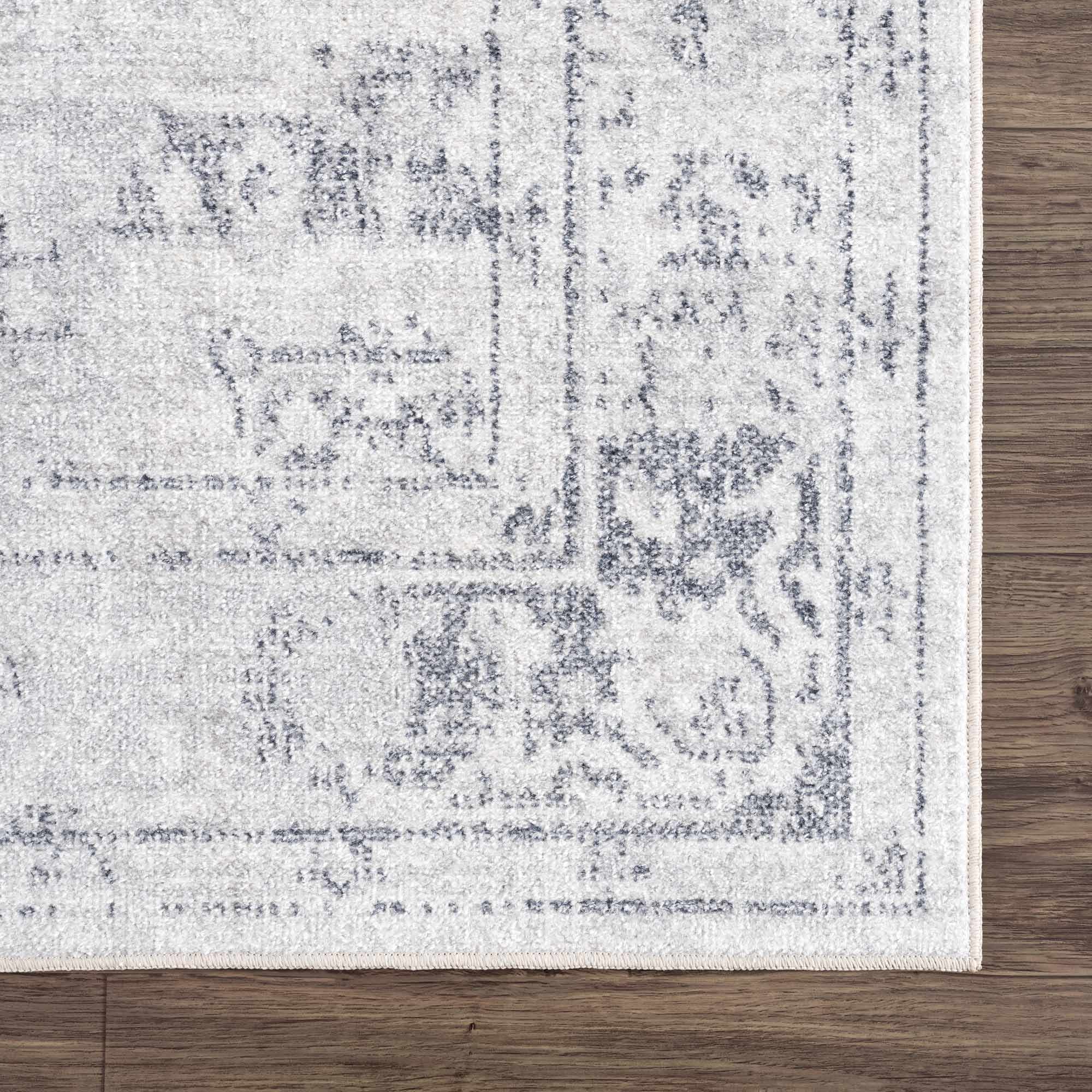 Akram Antrasit Flat Pile Washable Rug