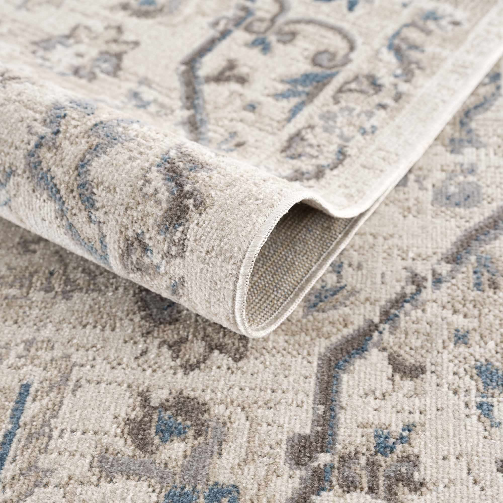 Cabacungan Cream Washable Area Rug - Clearance - Bibenanova