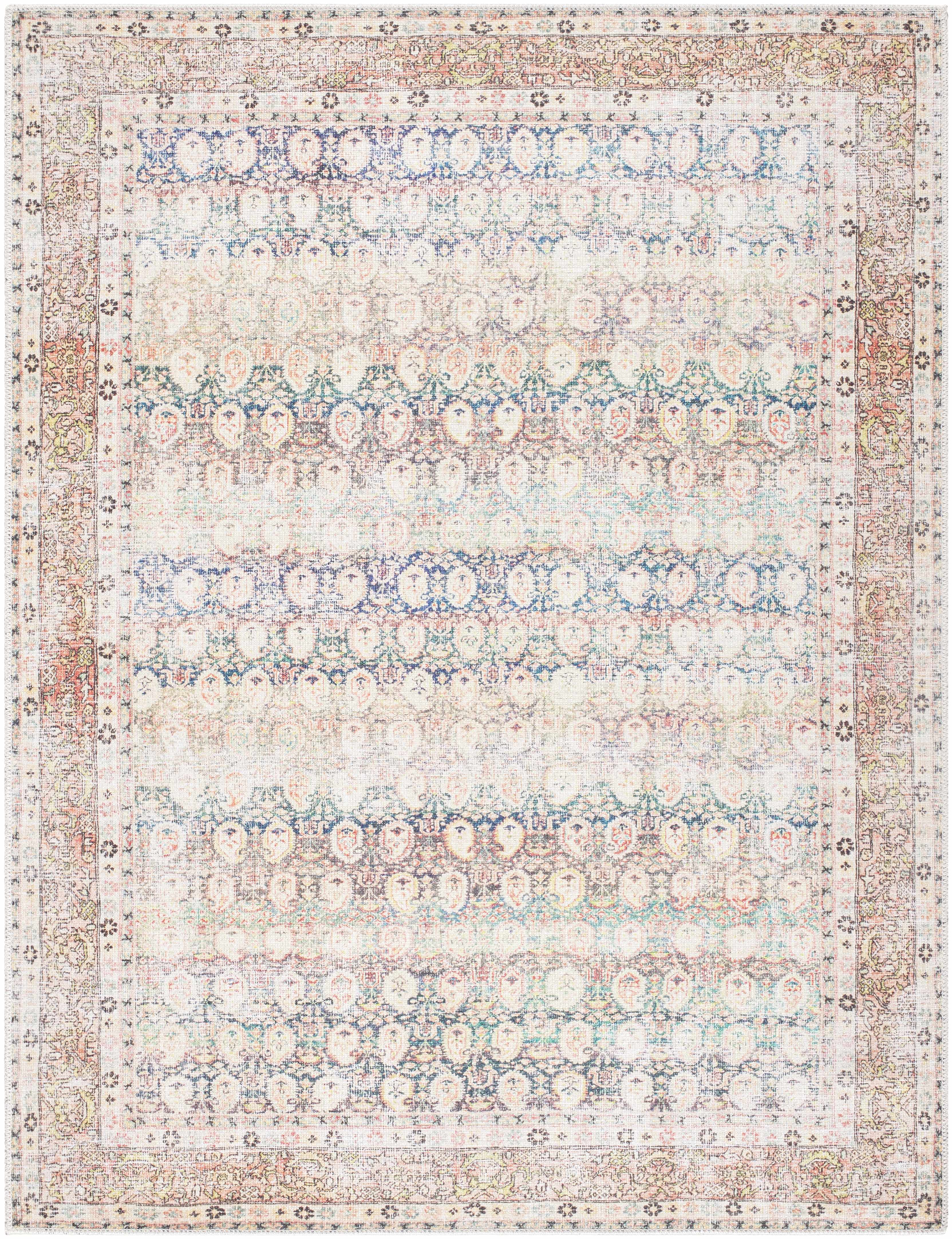 Maligaya Distressed Washable Rug - Clearance - Bibenanova usa