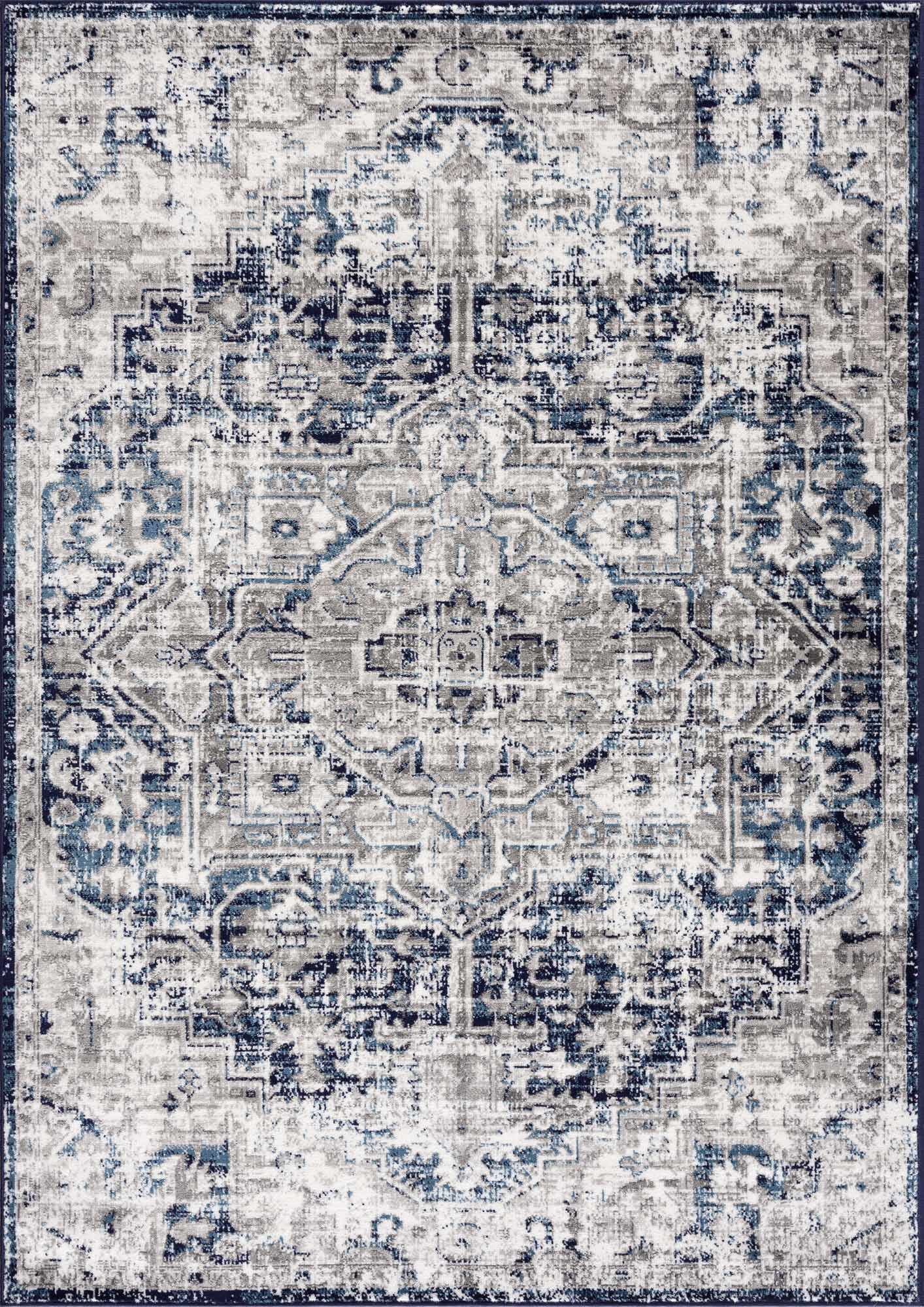 Hauteloom Buenaventura Navy Area Rug - Promo - Bibenanova