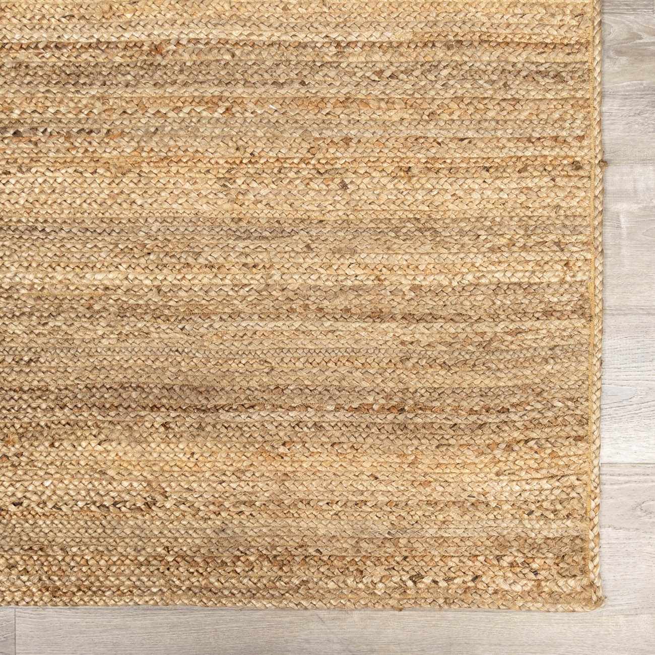 Shippagan Tan Jute Braided Rug - Bibenanova usa