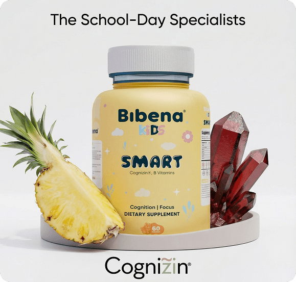 Bibena™ Kids Smart – Brain + Iron Gummy for Focus & Learning - Bibenanova