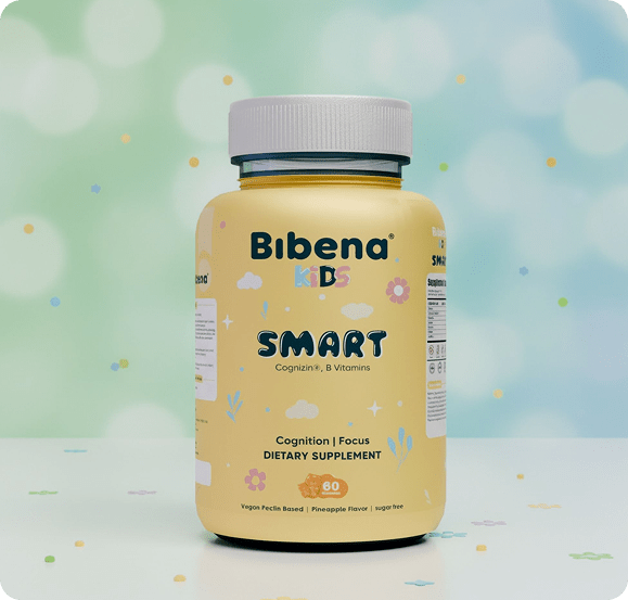 Bibena™ Kids Smart – Brain + Iron Gummy for Focus & Learning - Bibenanova
