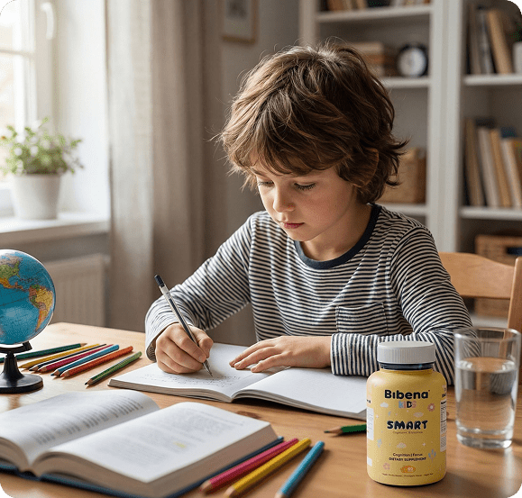 Bibena™ Kids Smart – Brain + Iron Gummy for Focus & Learning - Bibenanova